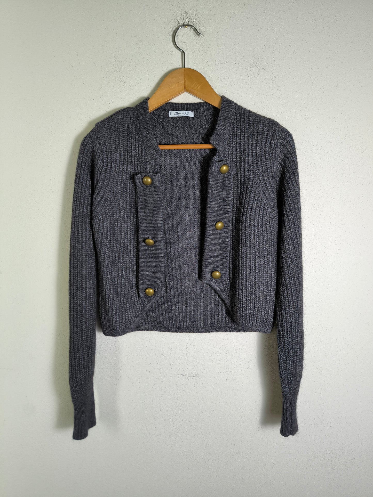 Giacchino in baby Alpaca tg M grigio scuro