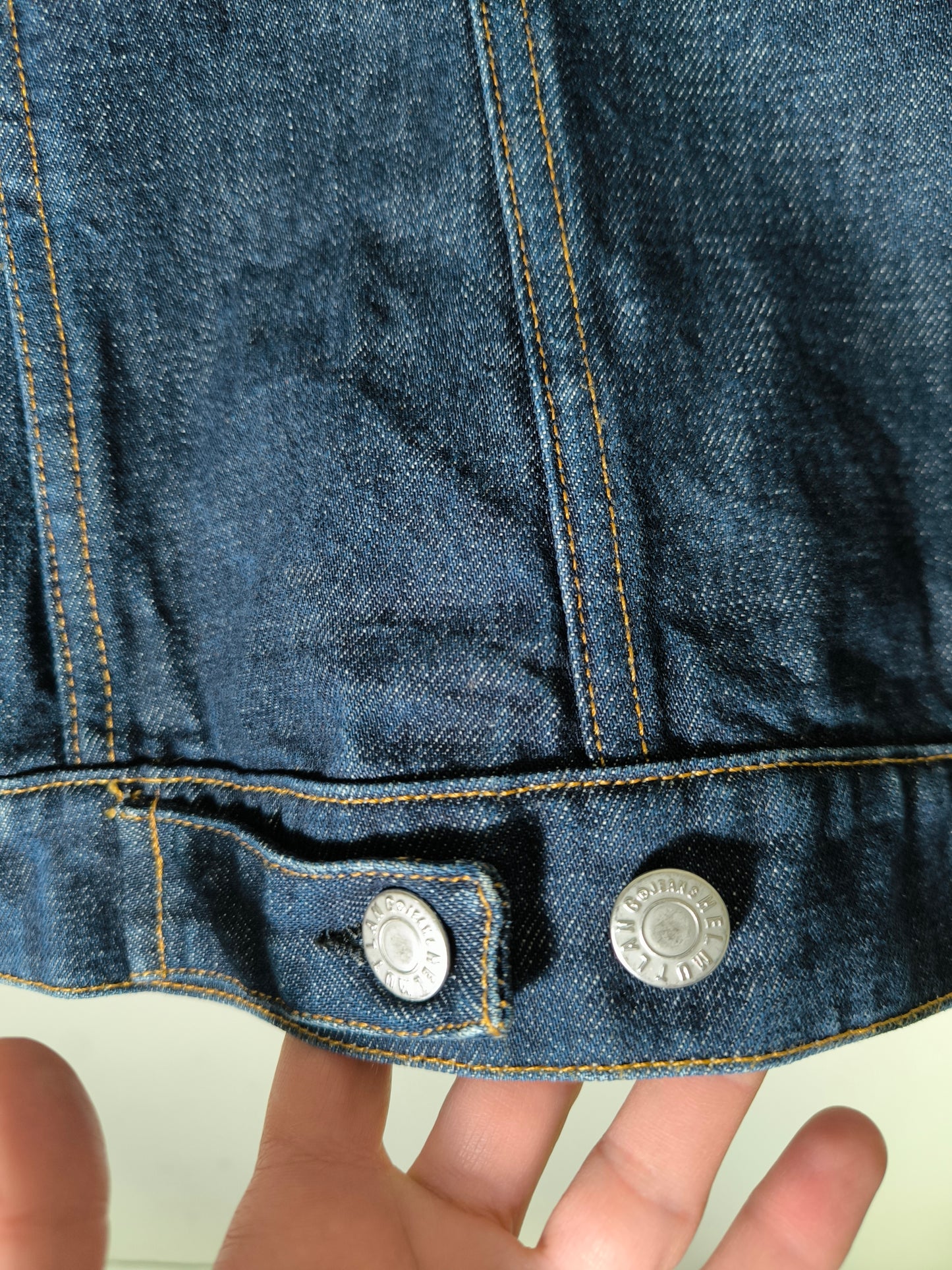 Giubbino in denim Helmut Lang tg S