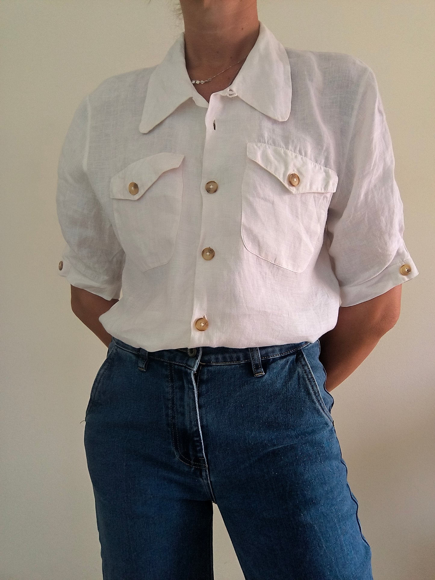 Camicia puro lino irlandese Blarney