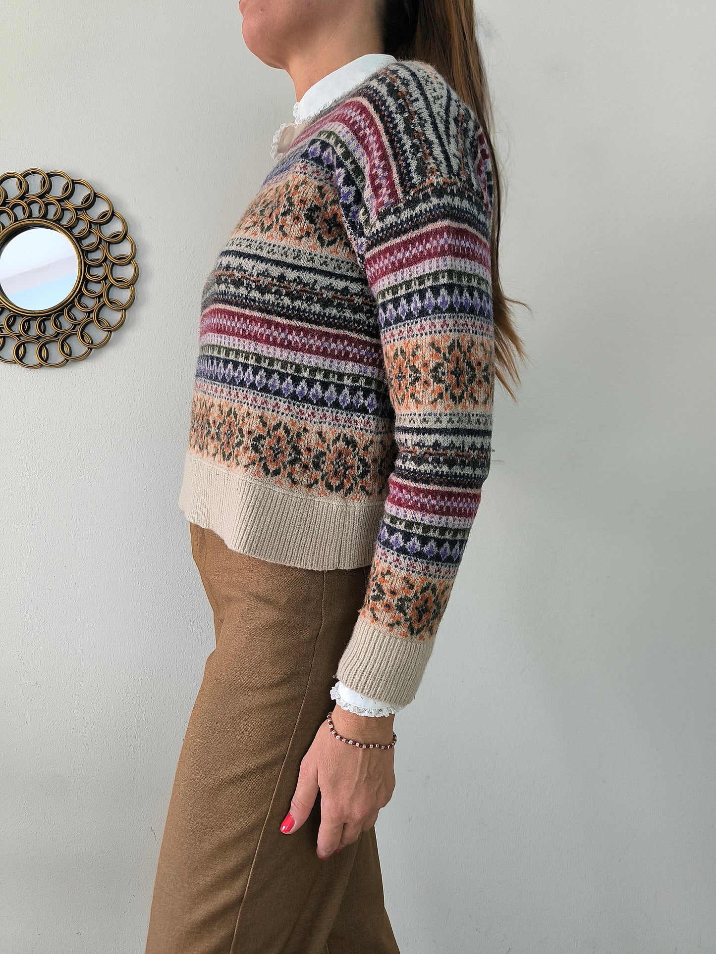 Maglione Scout fantasia misto lana