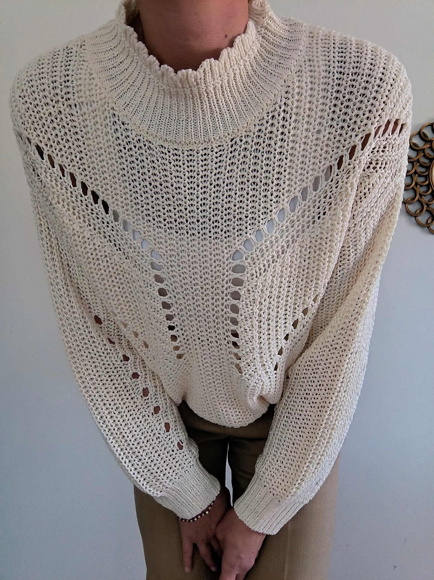 maglione panna Nice &chic