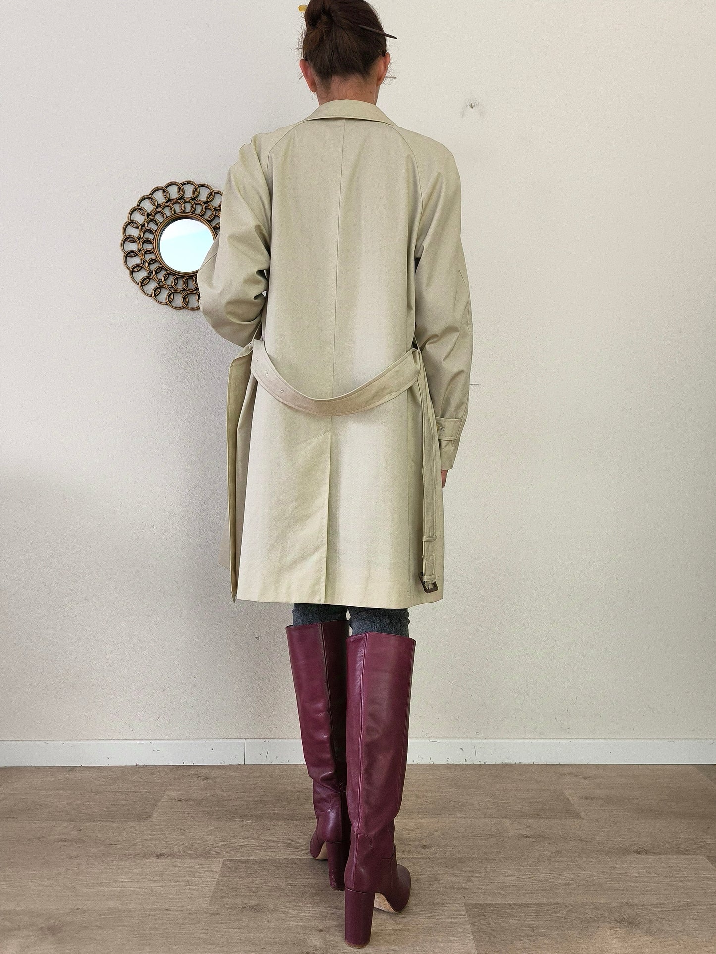 Trench Aquascutum made in England tg UK 14