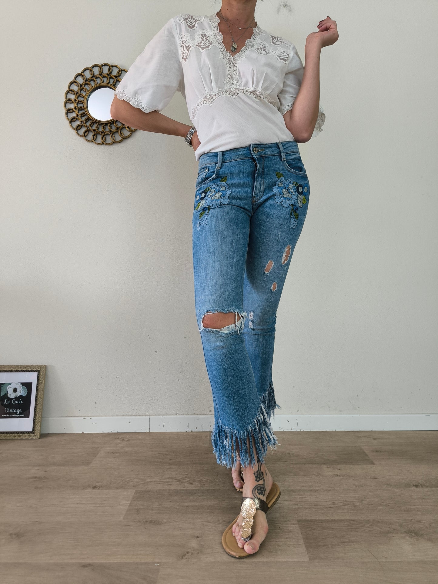 Jeans booho Zara tg 40