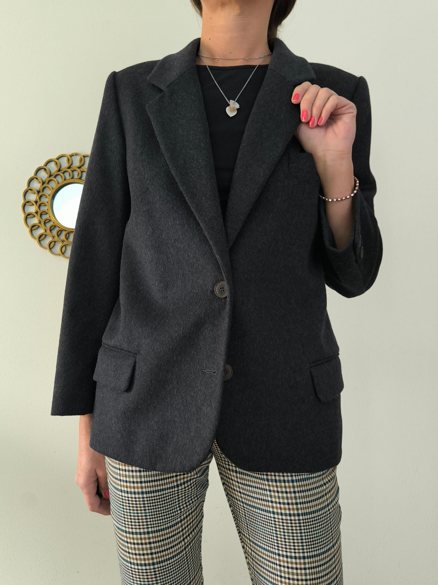 Blazer Fiorella Rubino lana e cashmere tg M/L