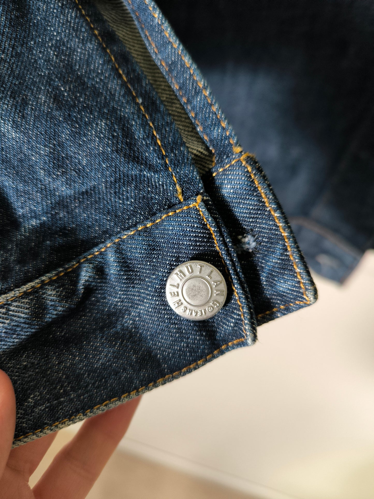 Giubbino in denim Helmut Lang tg S