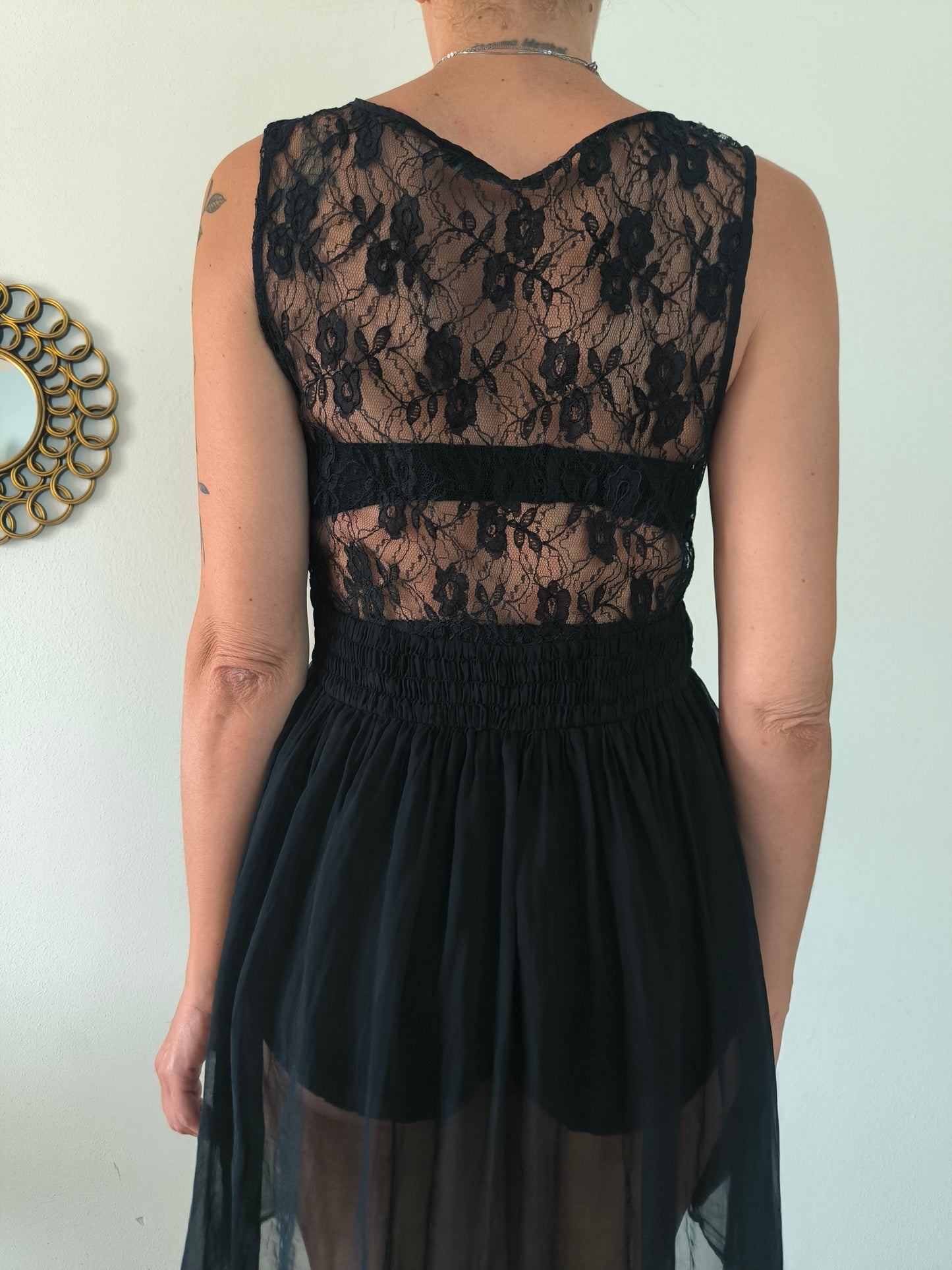 Abito sottoveste Twin Set nero