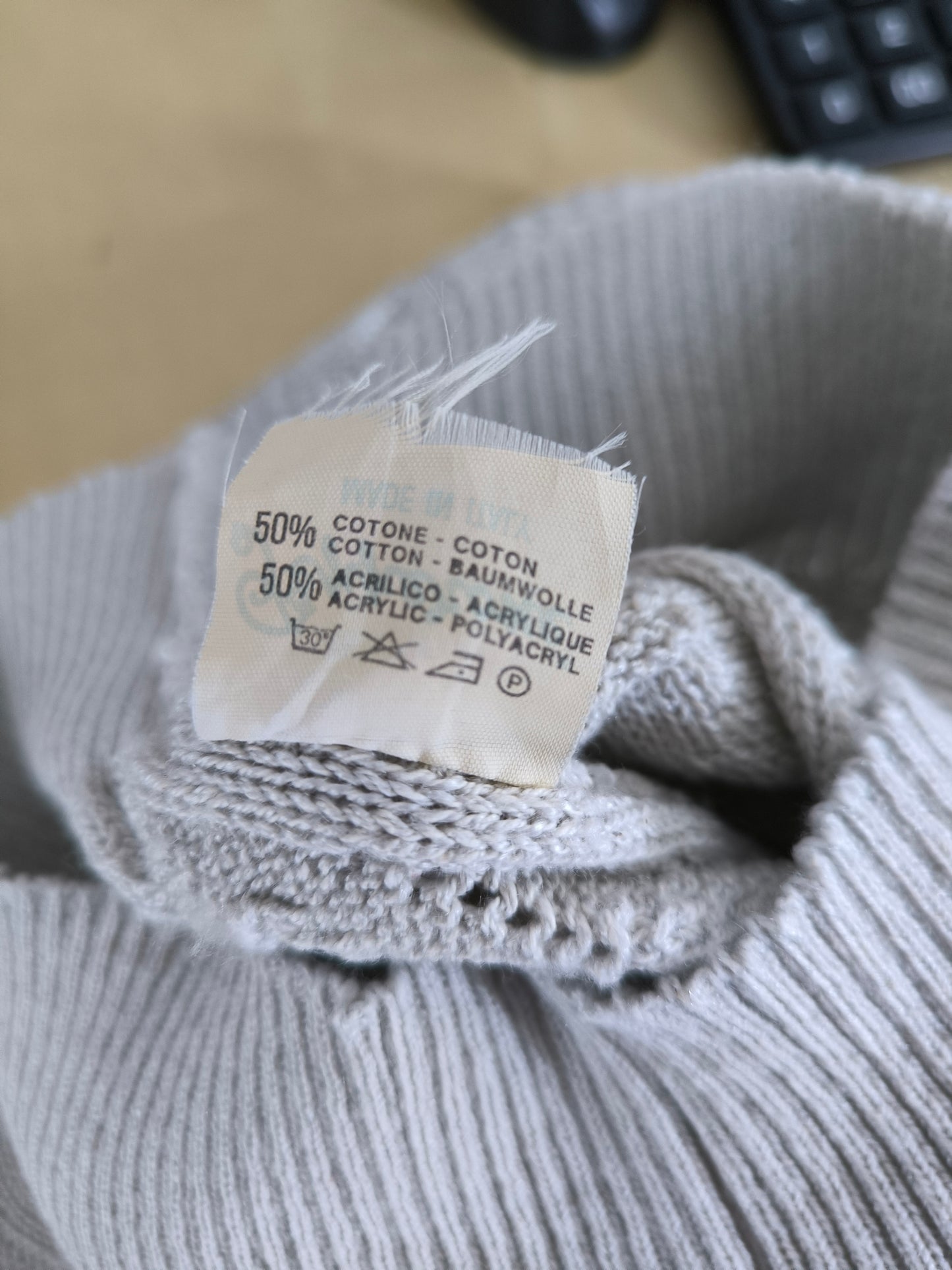 Maglia Pepperone vintage ghiaccio