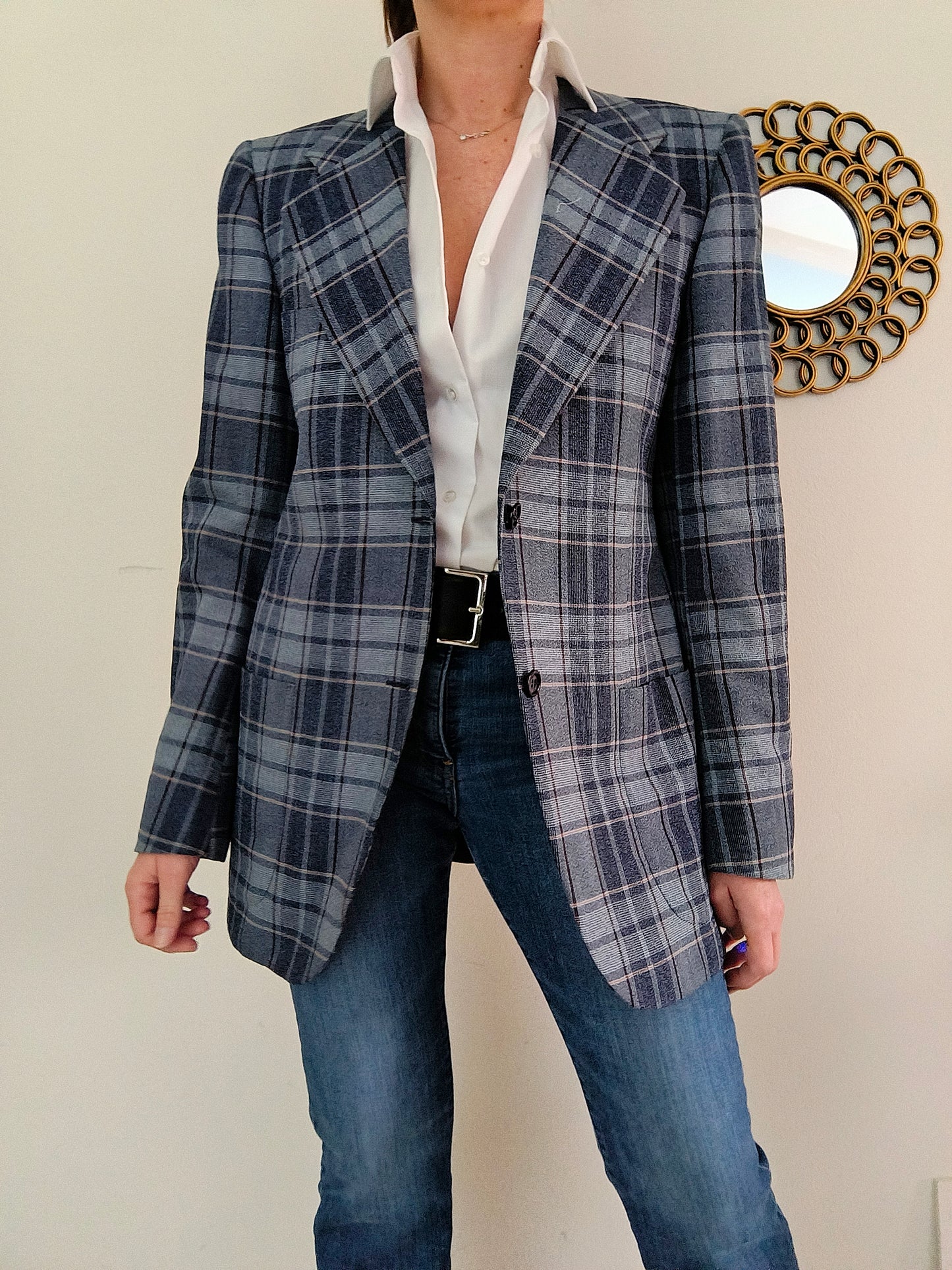 Blazer sartoriale Camellini e Miselli in cotone pesante