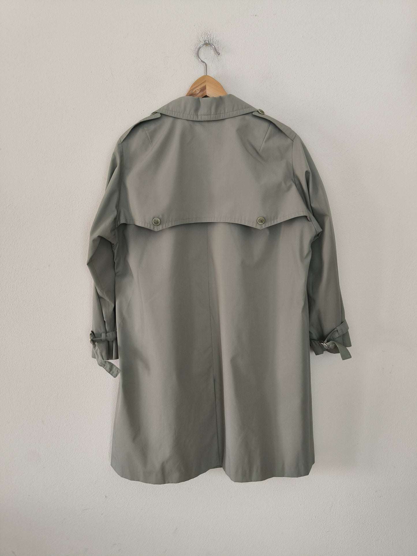 Trench menta/ ghiaccio vintage Arielle