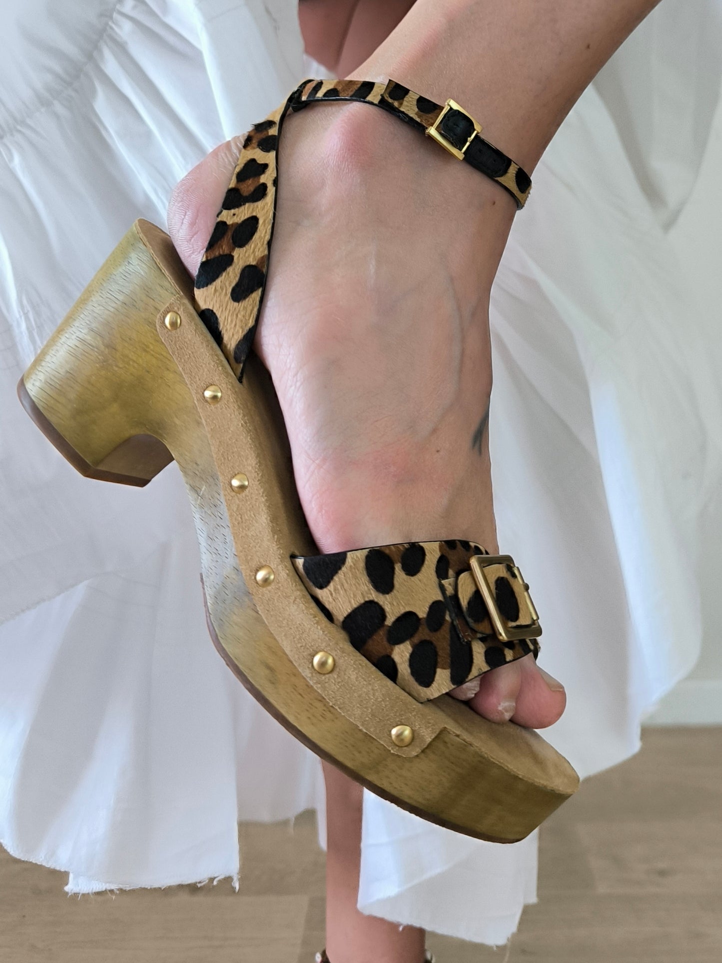 Paul Smith sandalo in legno