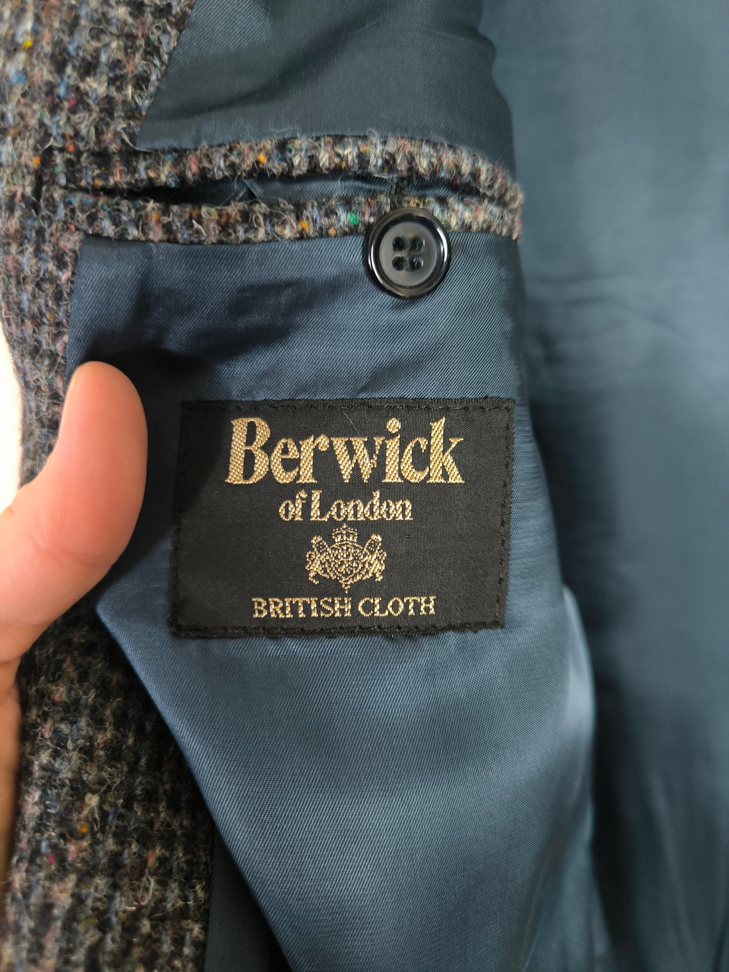 Blazer in tweed inglese Harris Tweed