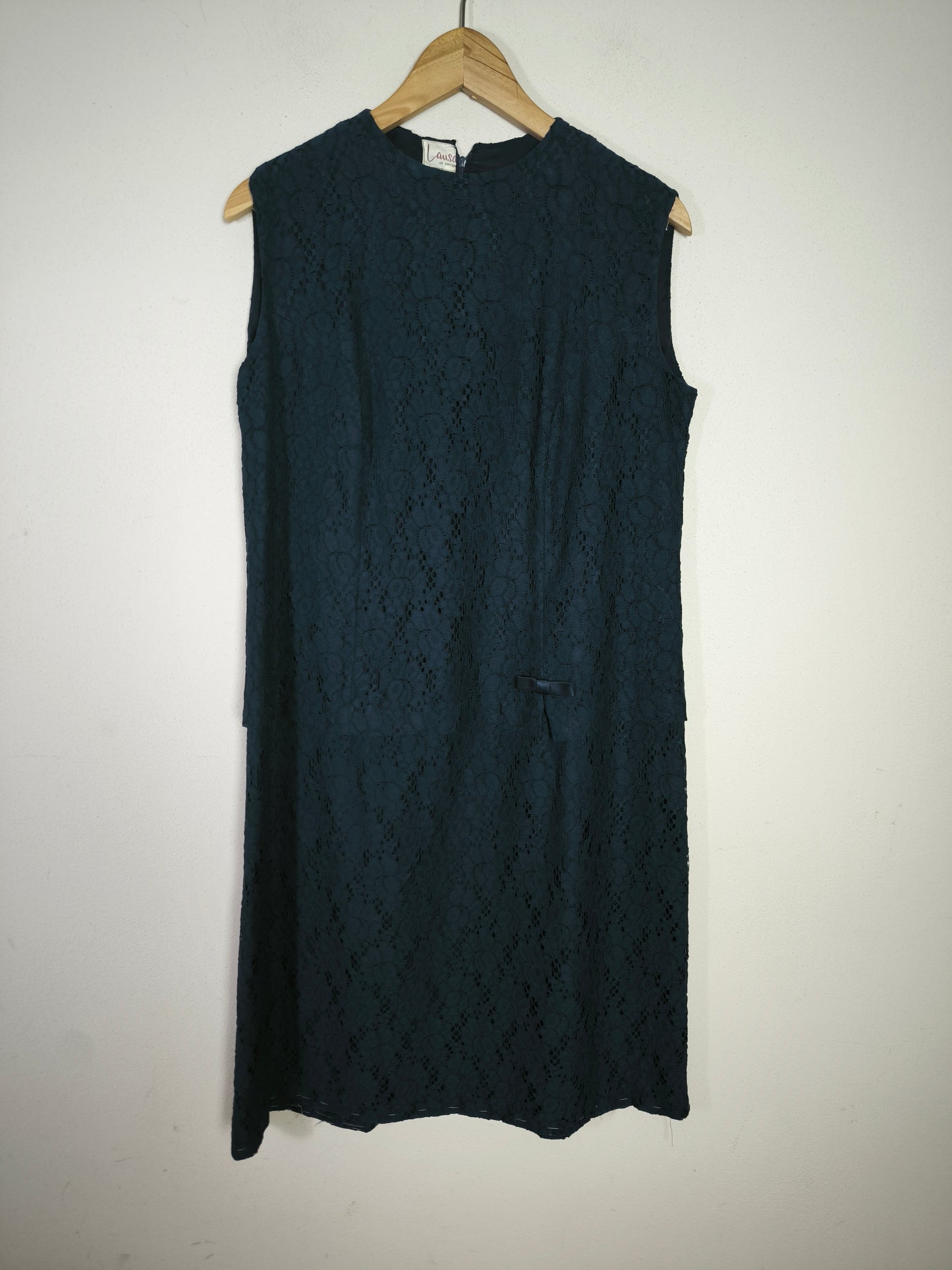 Completo anni 60 in pizzo macramè svizzero