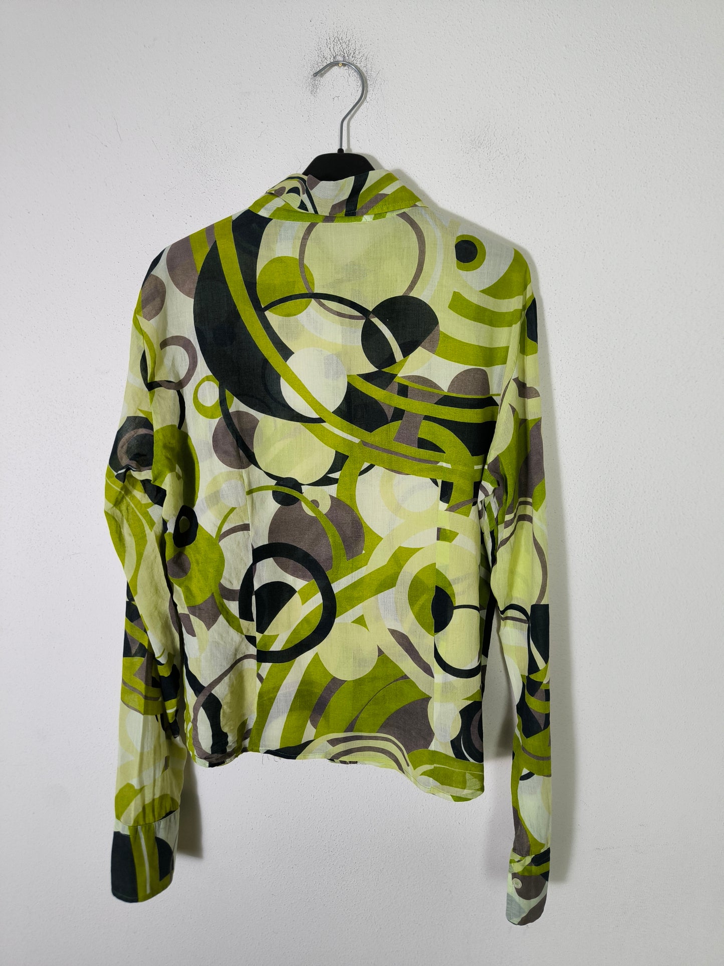 Camicetta fantasia verde Benetton