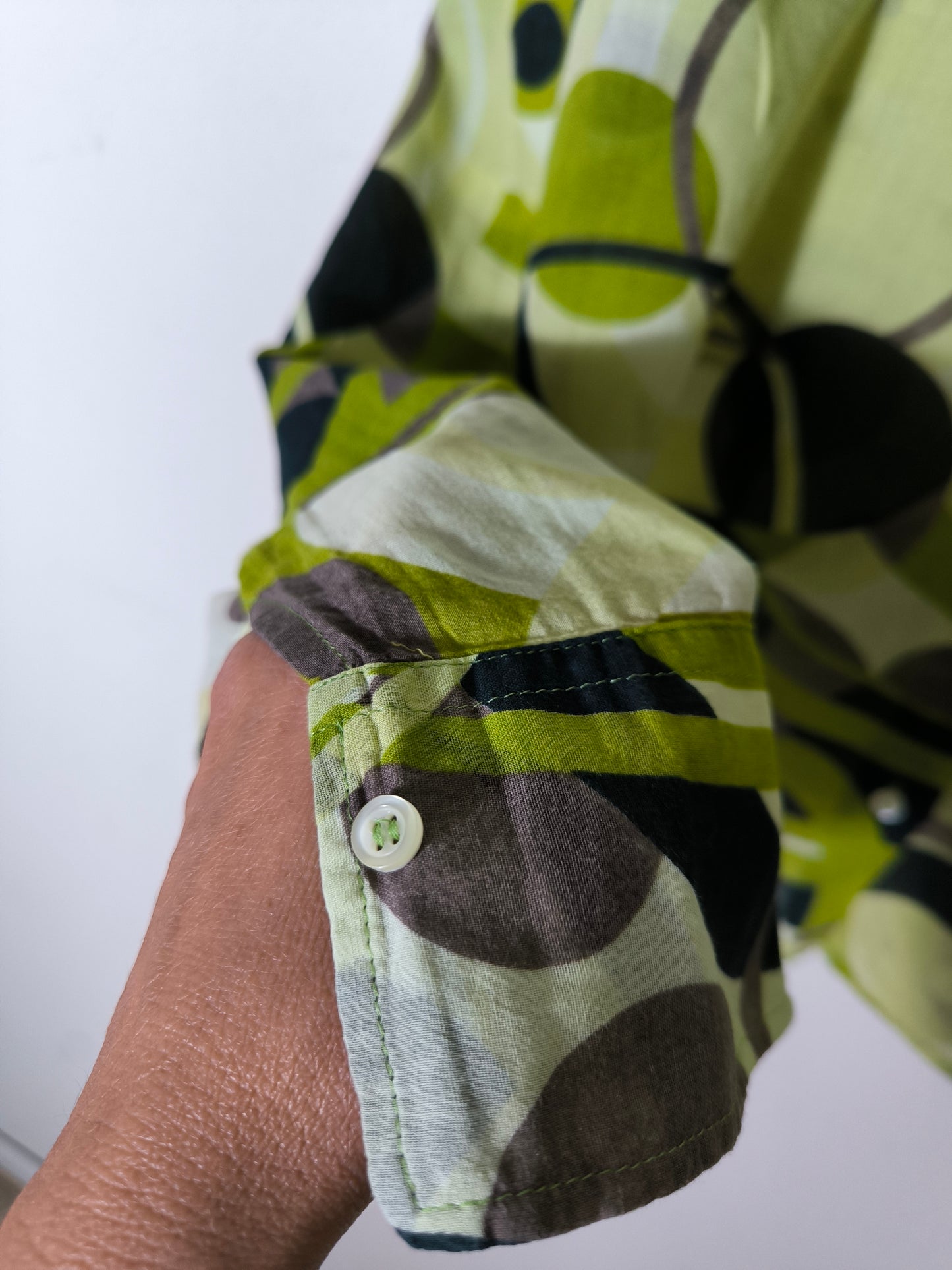 Camicetta fantasia verde Benetton
