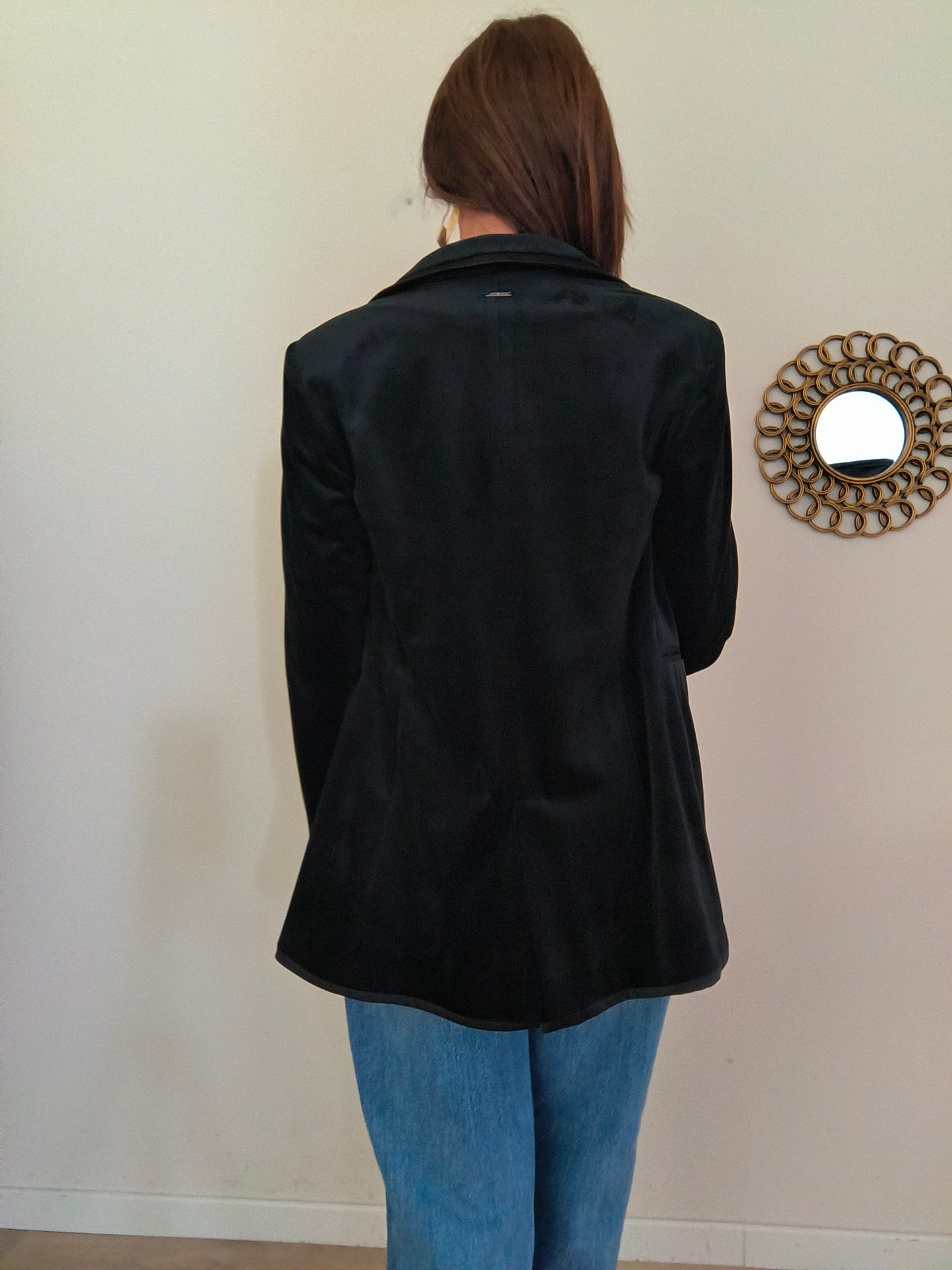 Blazer Liu Jo in velluto nero tg 44