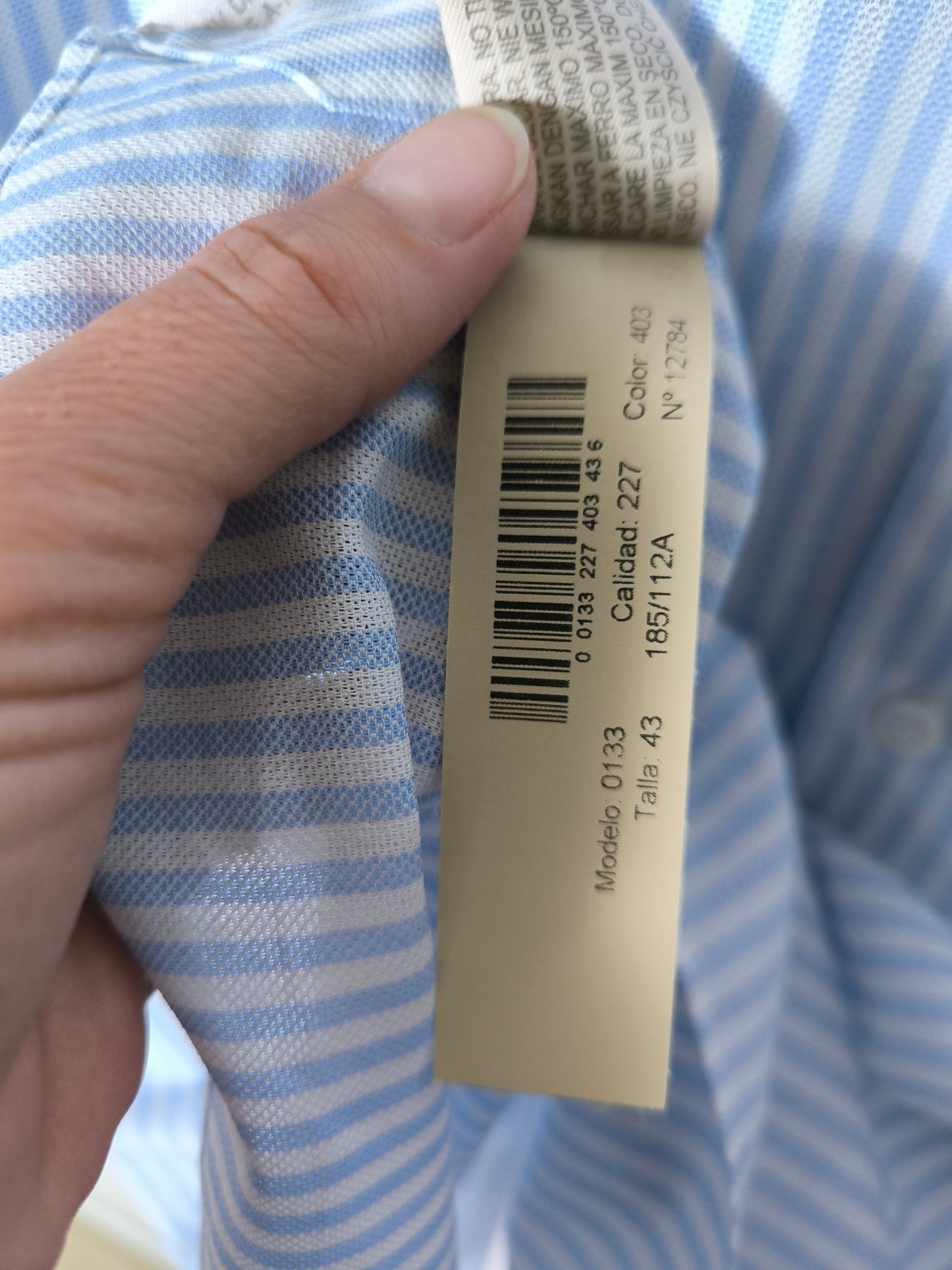 Camicia rigata in cotone Massimo Dutti