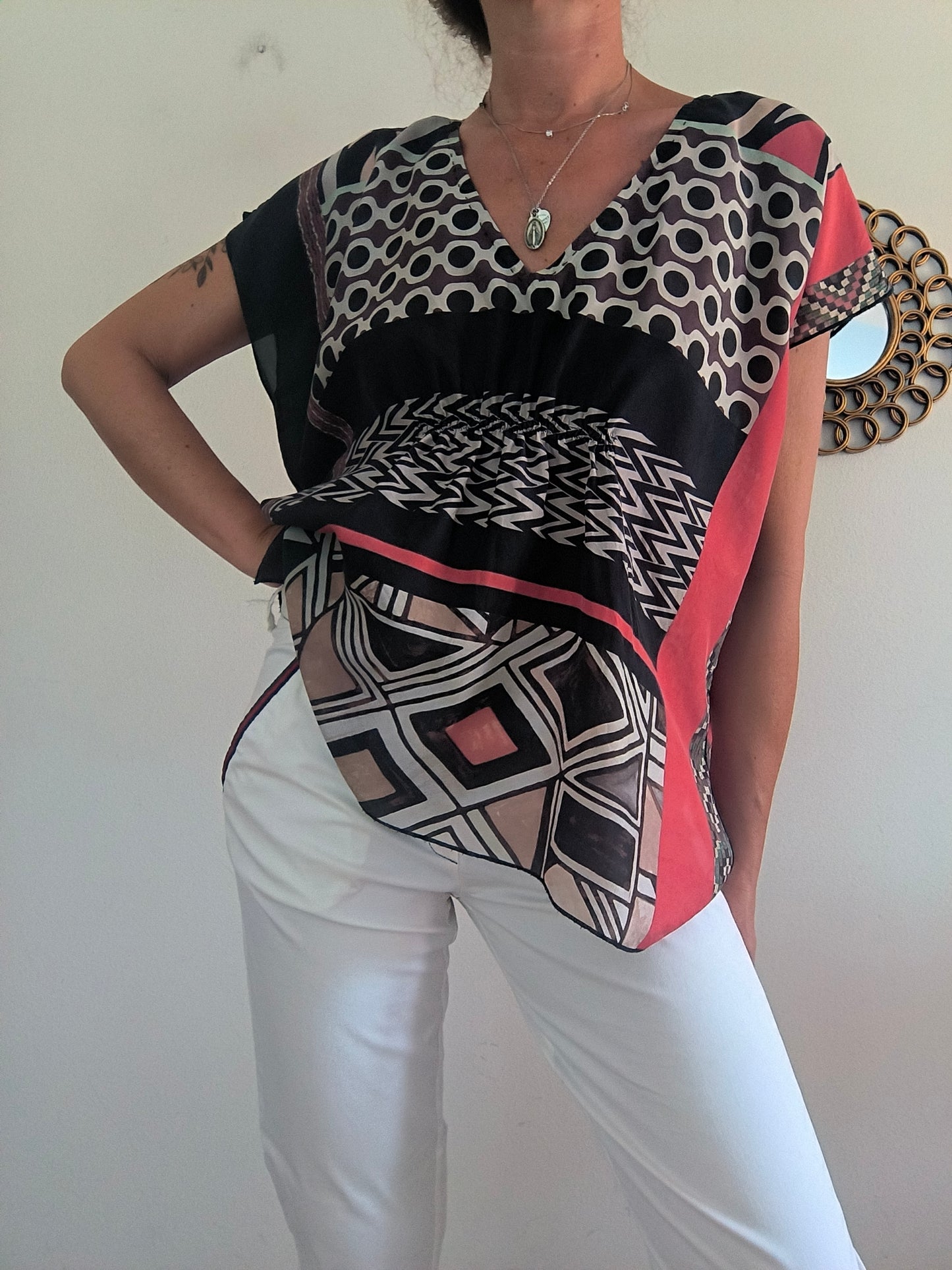 Blusa pura seta Maliparmi tg u