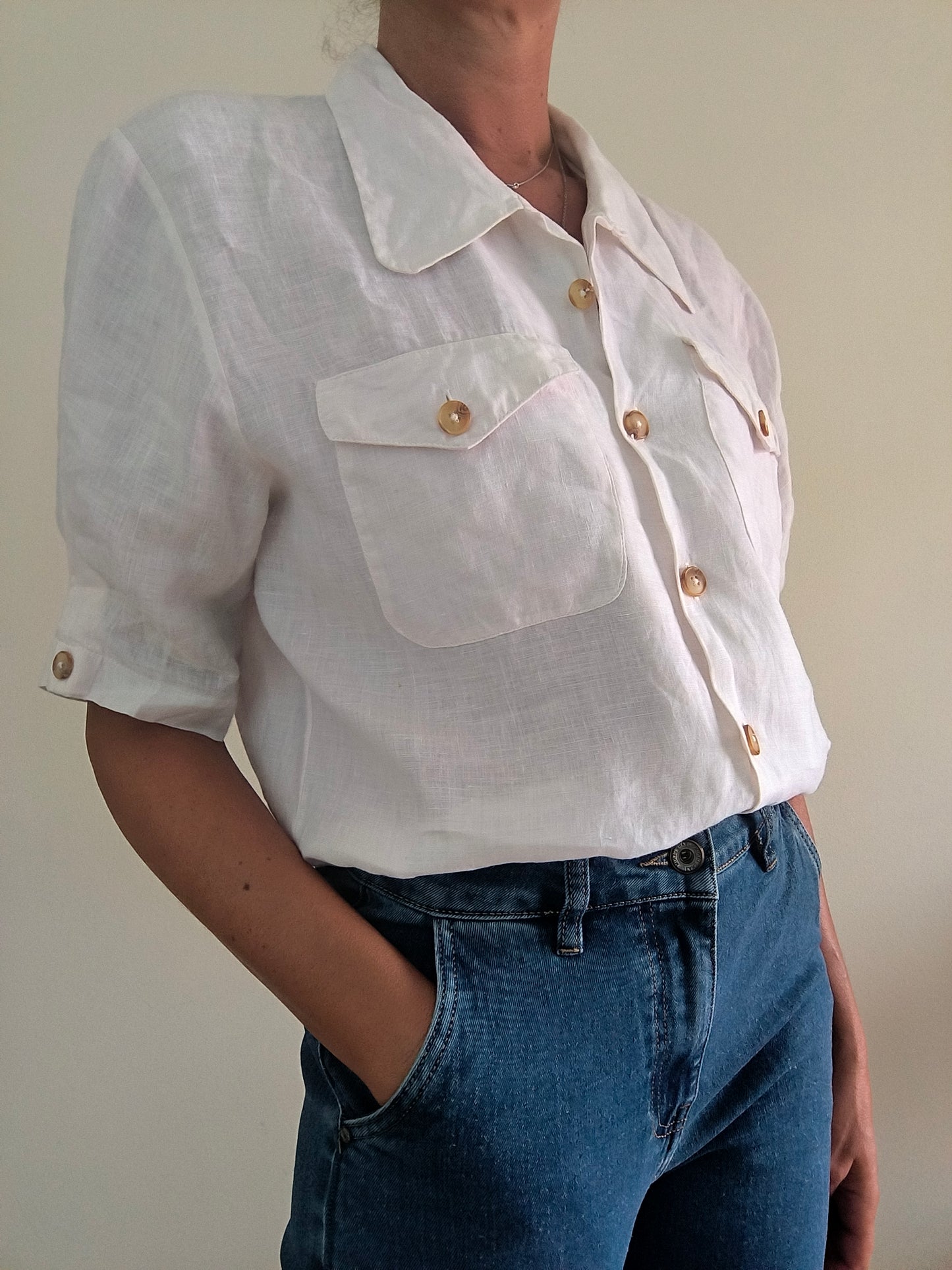 Camicia puro lino irlandese Blarney
