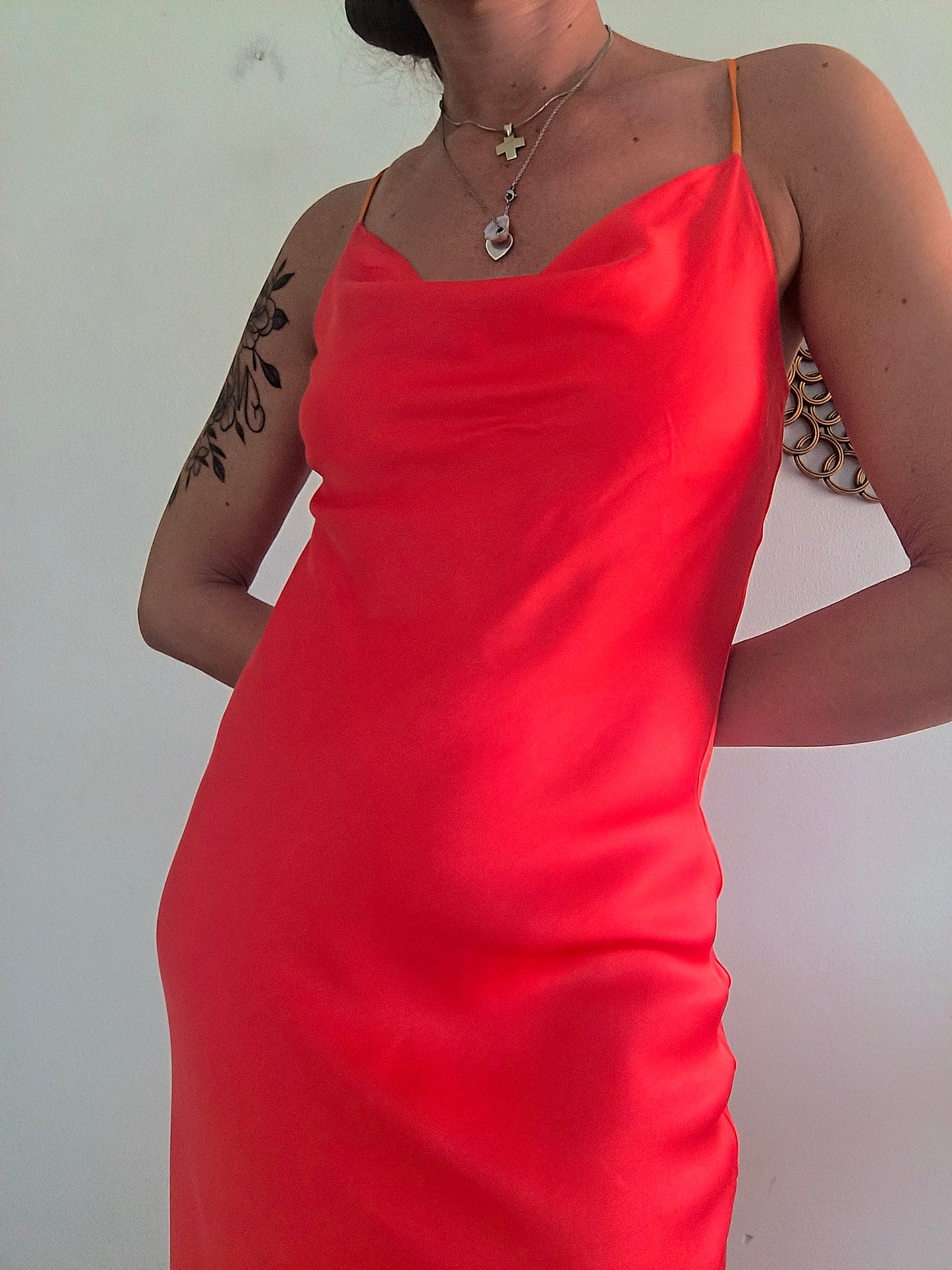Slip dress Vicolo arancione