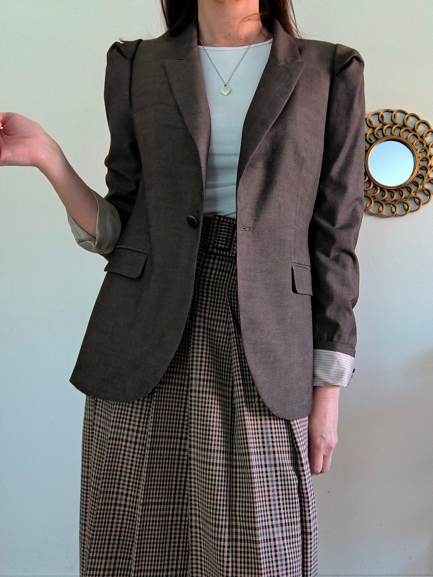 Blazer primaverile marrone tg M