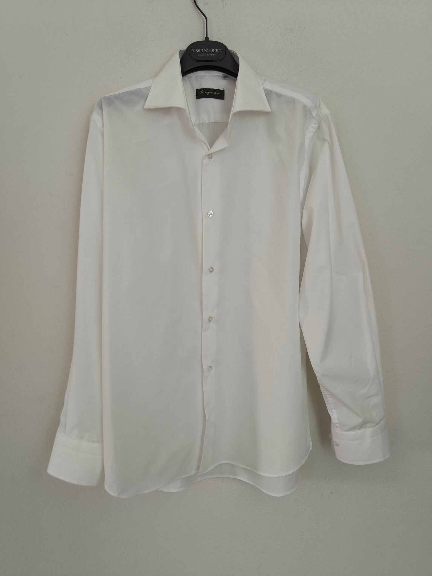 Camicia bianca puro cotone Keepman