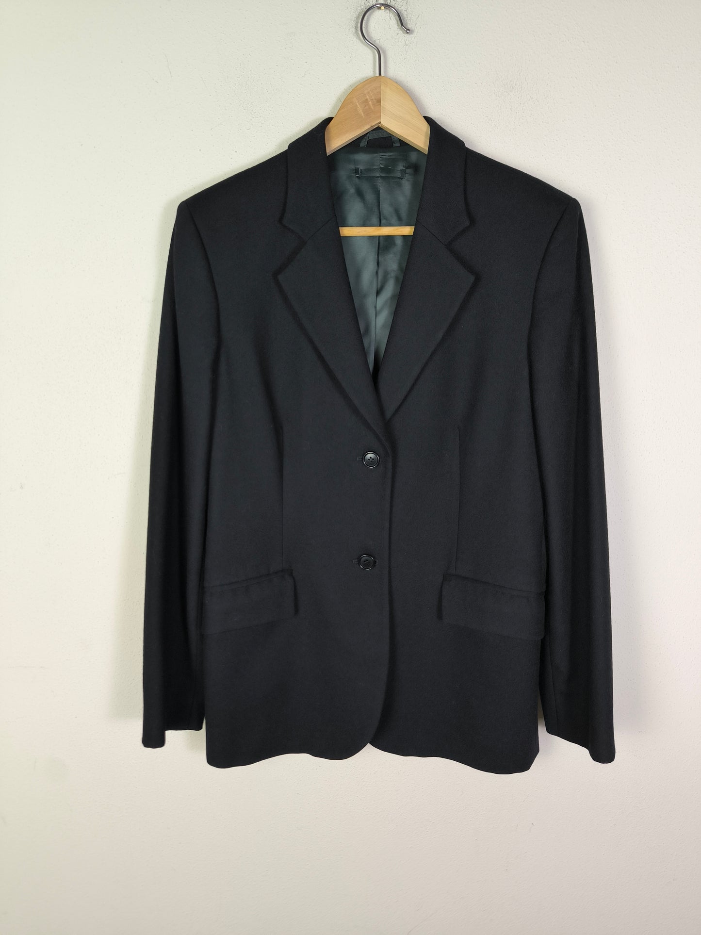 Blazer nero pura lana vergine tg 42
