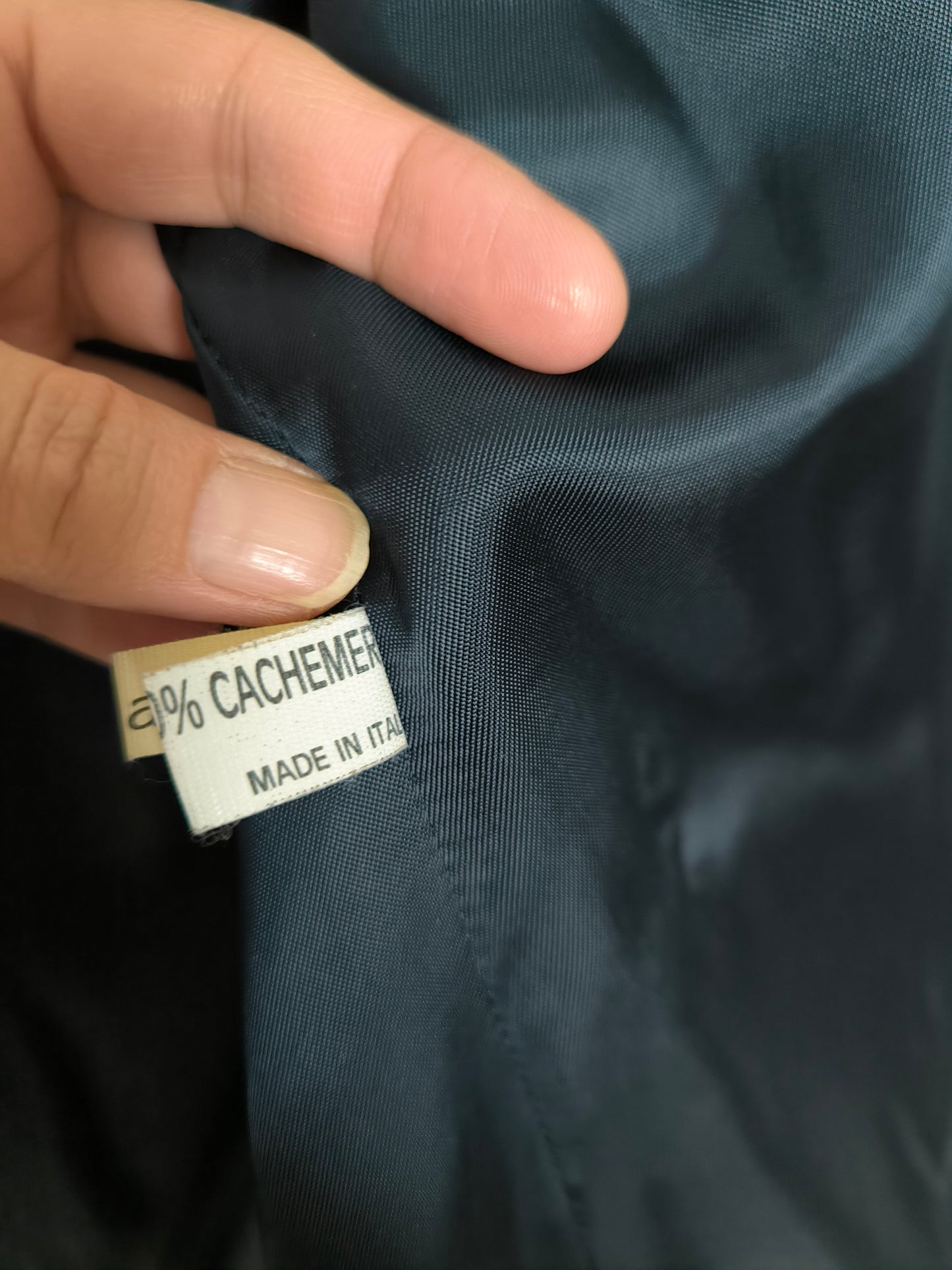 Blazer Filippo Alpi lana e cashmere color navy