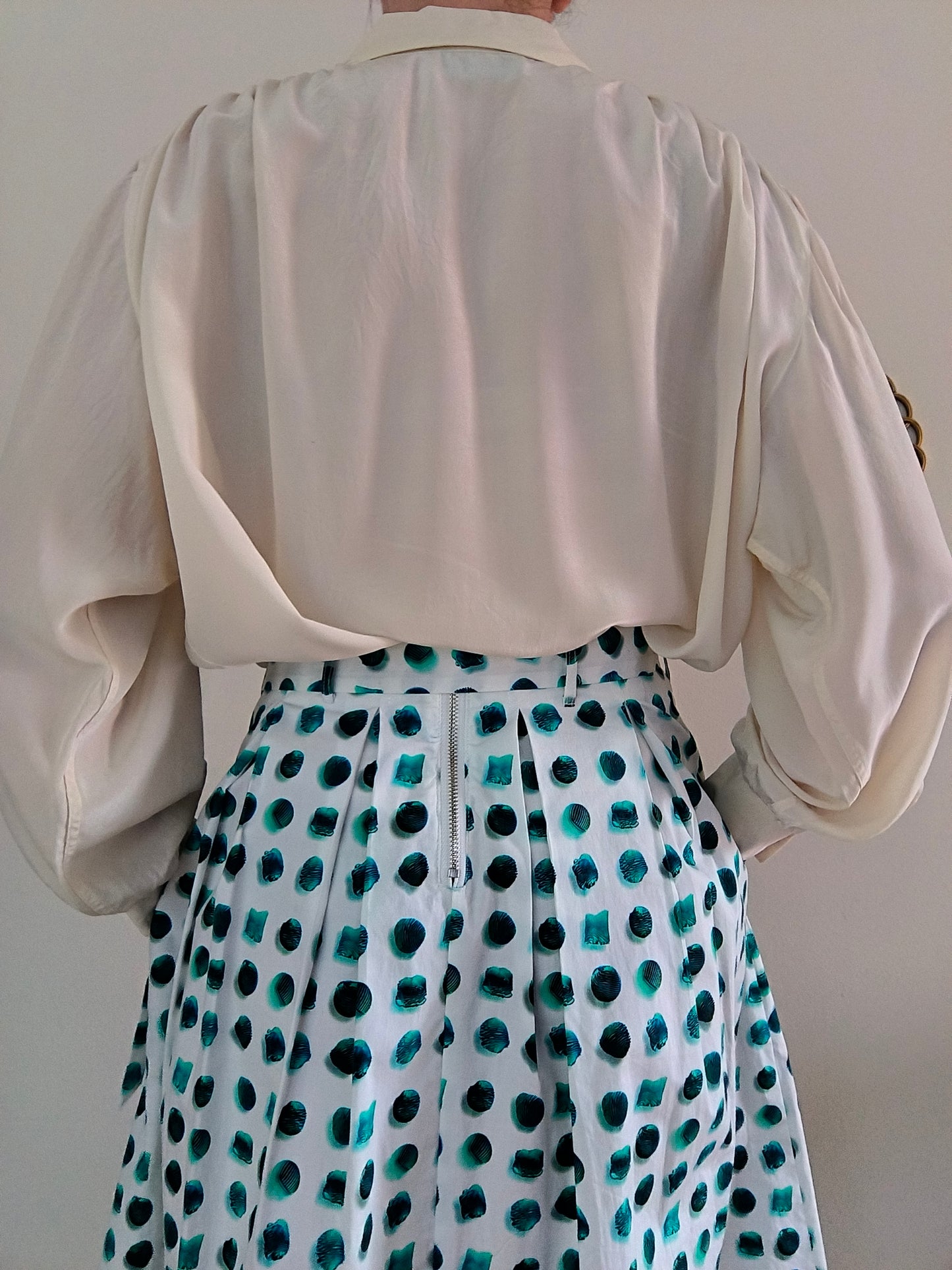 Camicetta vintage pura seta