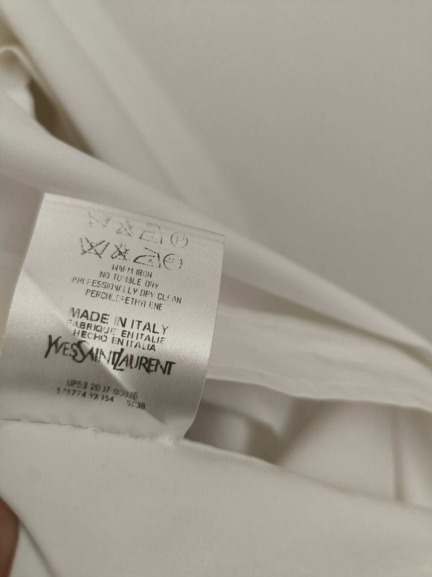 Camicia bianca Yves Saint Laurent