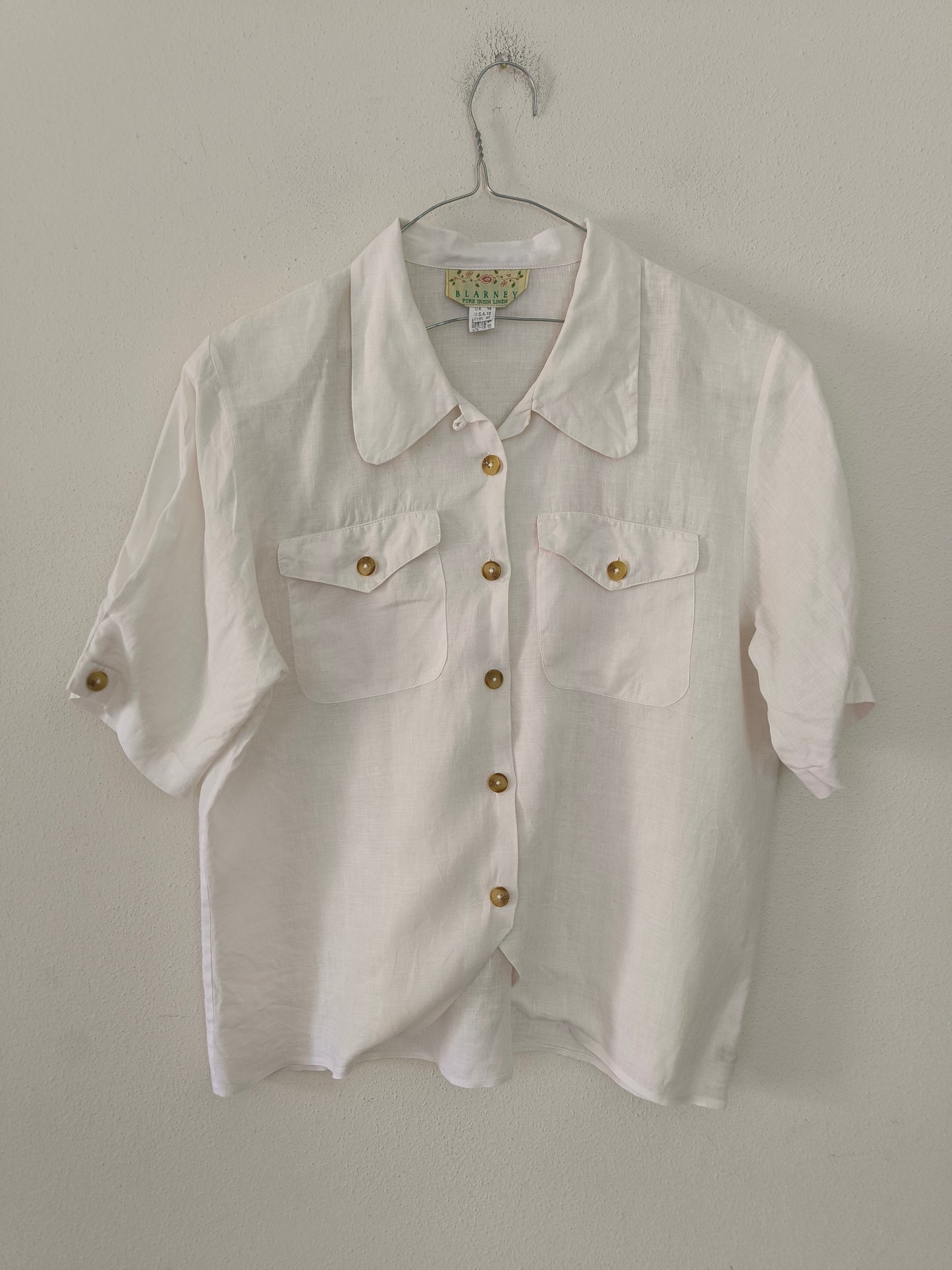 Camicia puro lino irlandese Blarney
