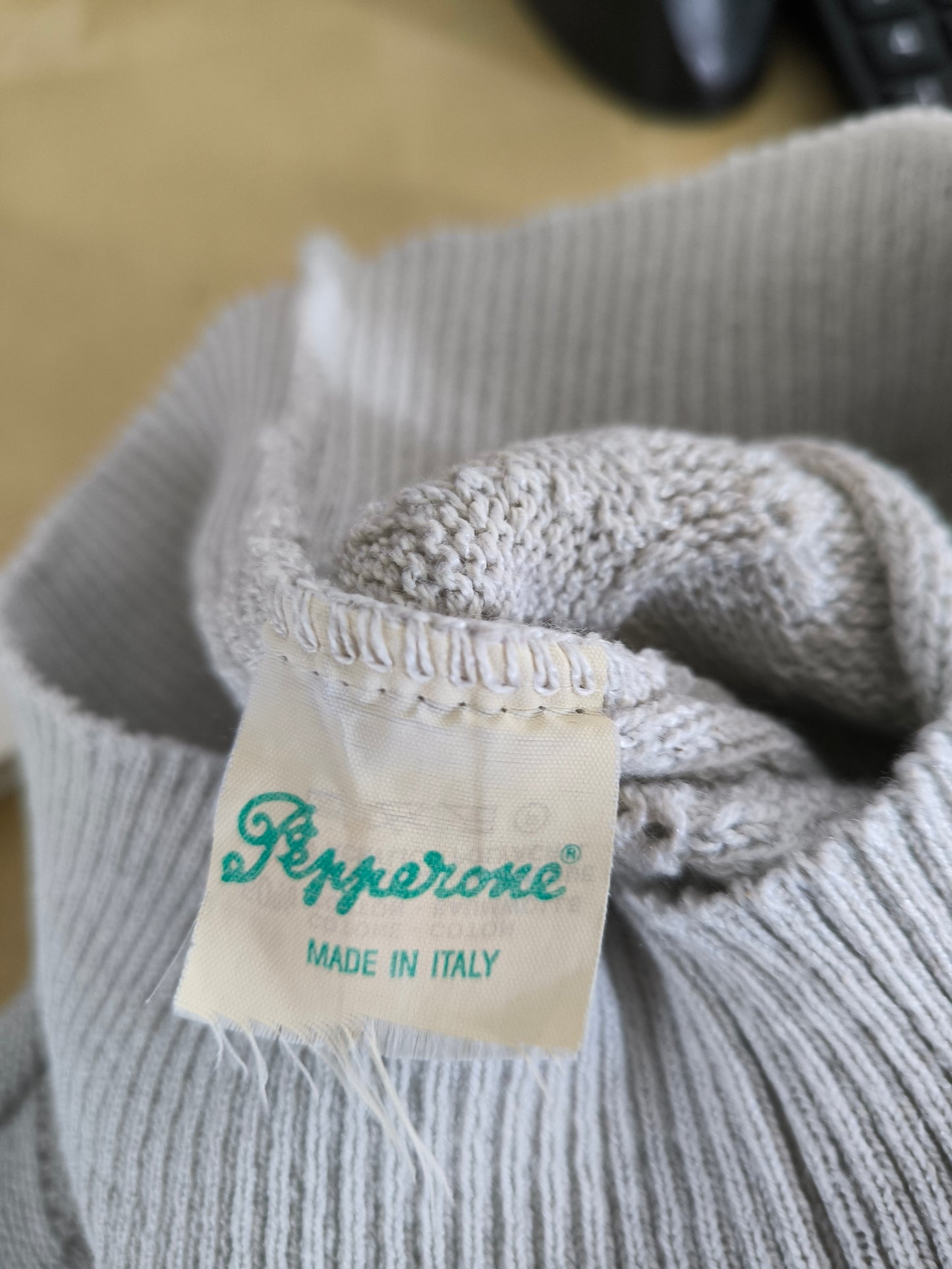 Maglia Pepperone vintage ghiaccio