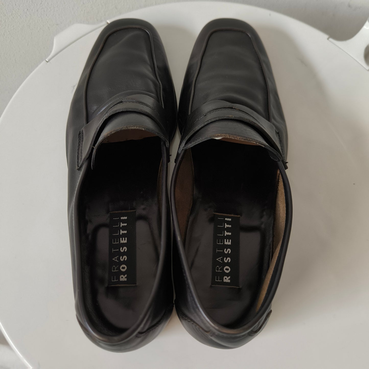 Mocassino Fratelli Rossetti in pelle nero n.9