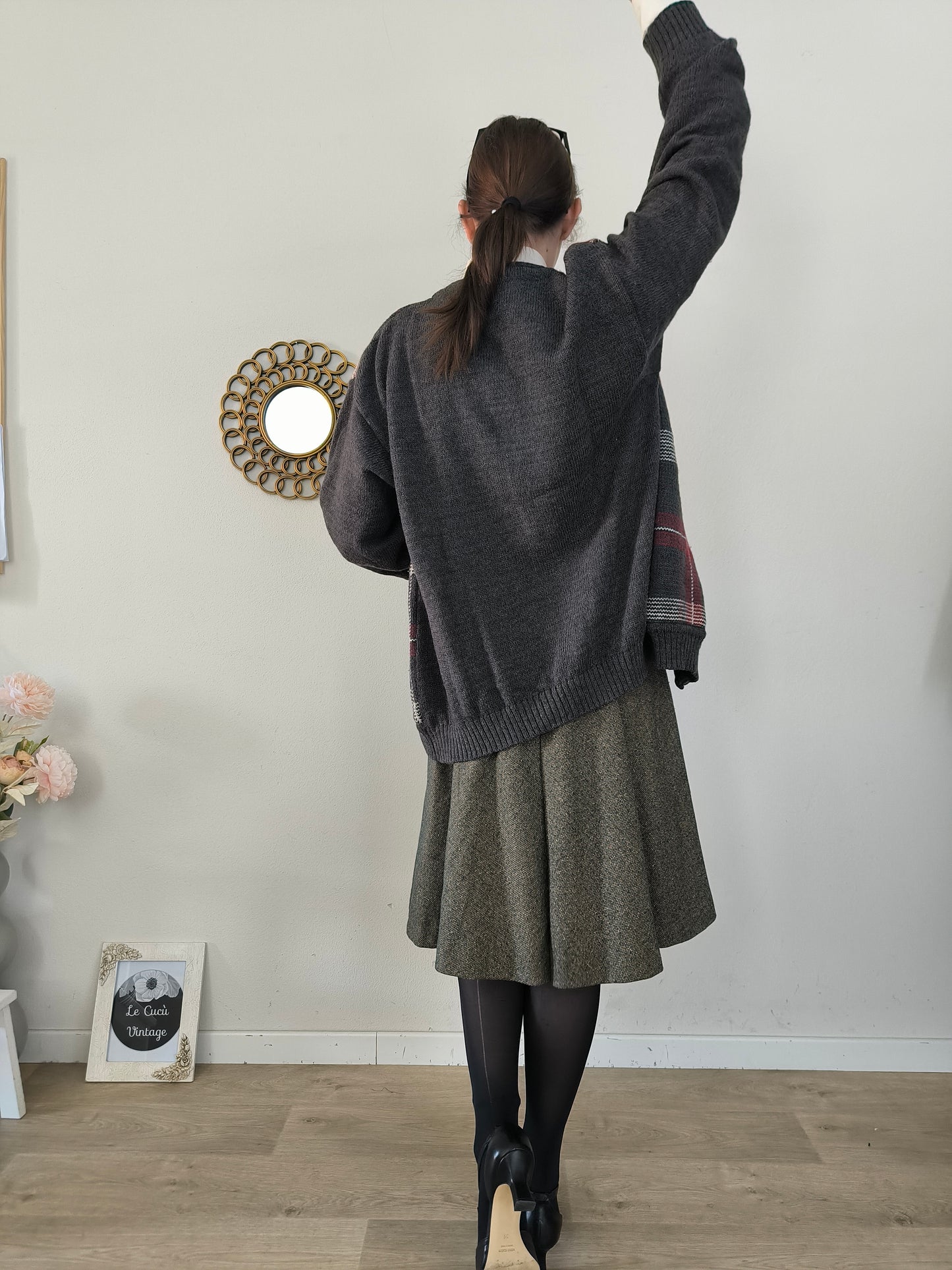 Cardigan Pancari pura lana fit over