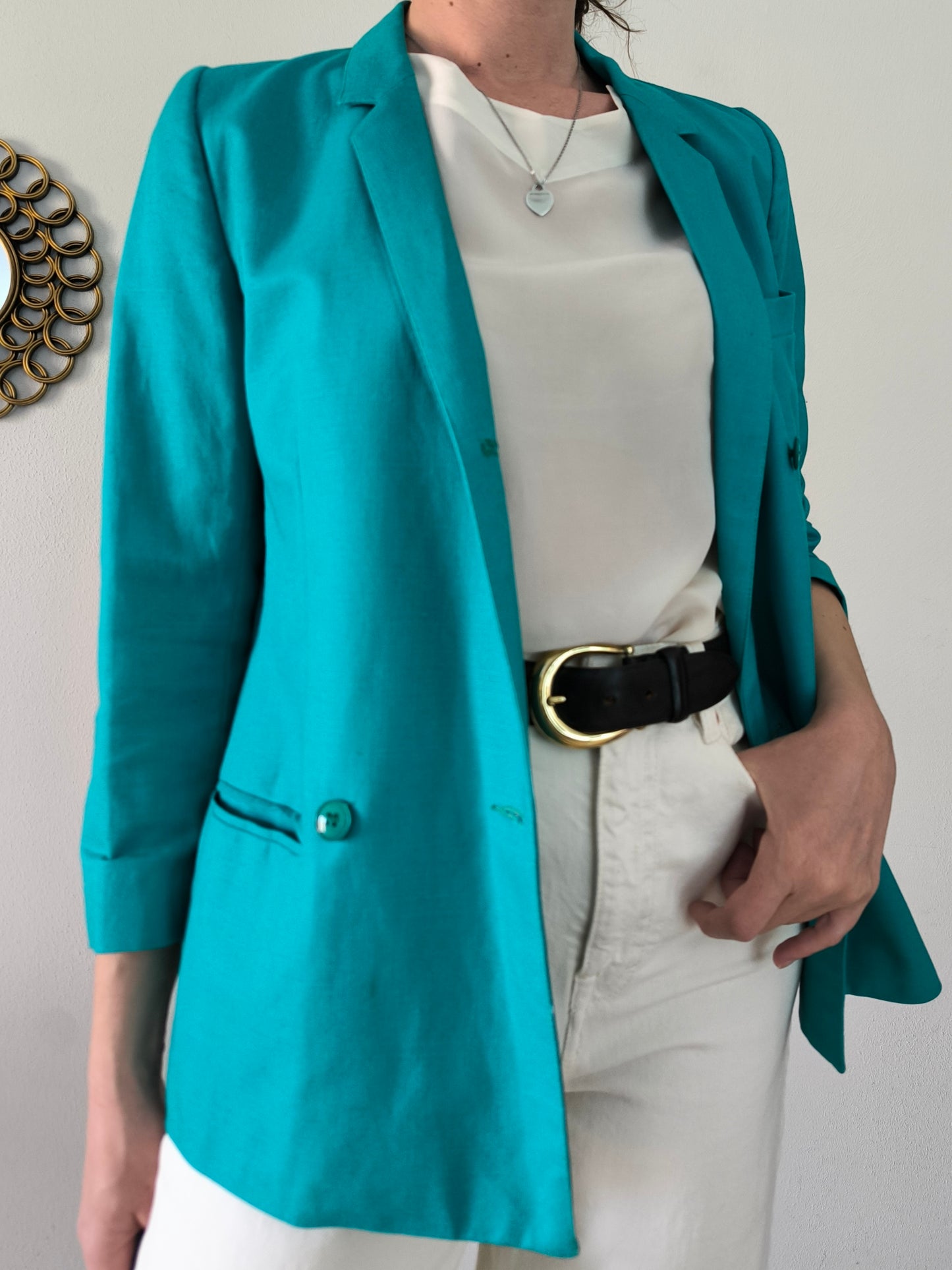 Blazer vintage WaterGate verde mare