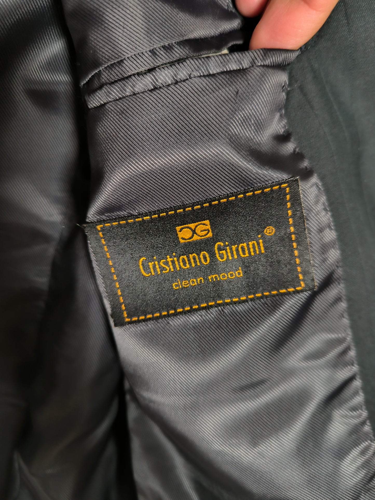 Blazer monopetto Girani Lana pettinata super 120's
