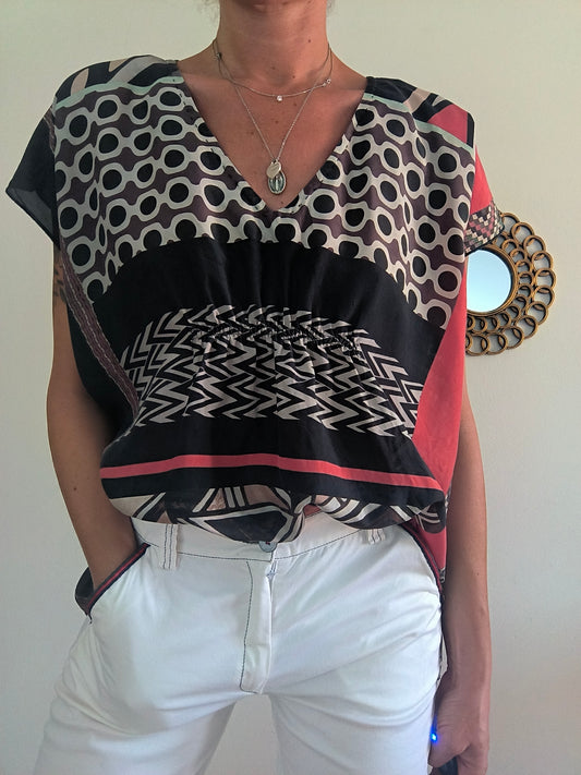 Blusa pura seta Maliparmi tg u