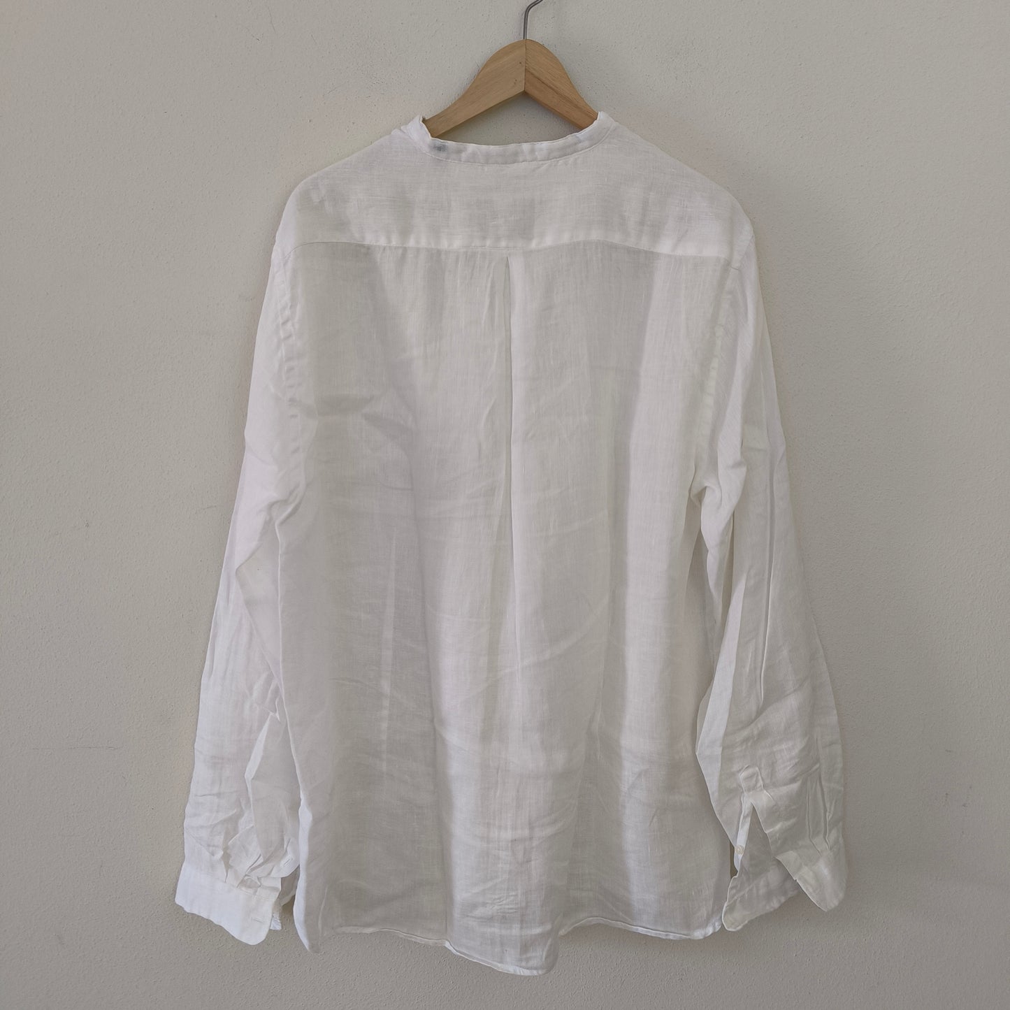 Camicia Berna bianca cotone organico XXL