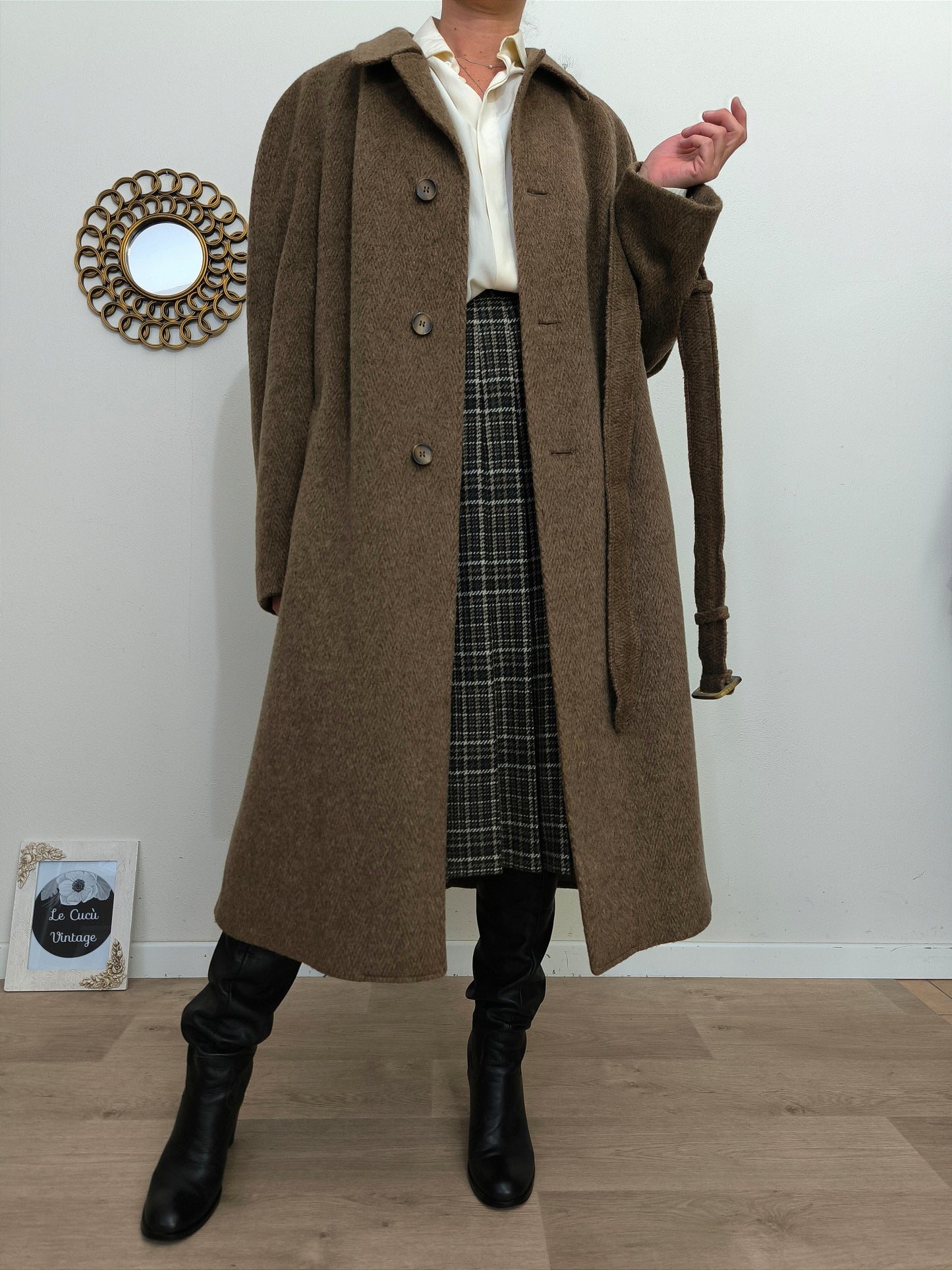 Cappotto Loden marrone tg 48