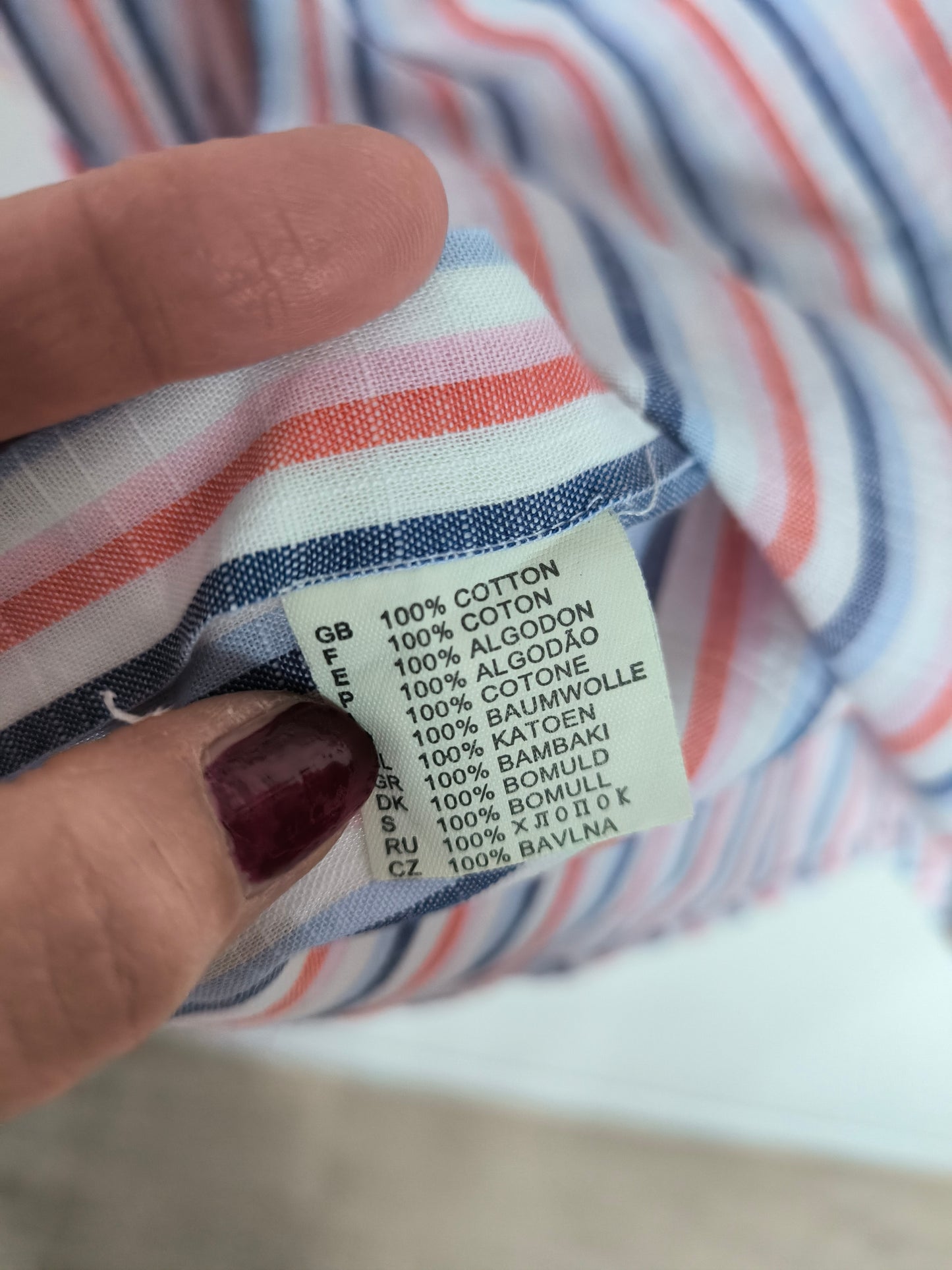 Camicetta Claude Andreu cotone