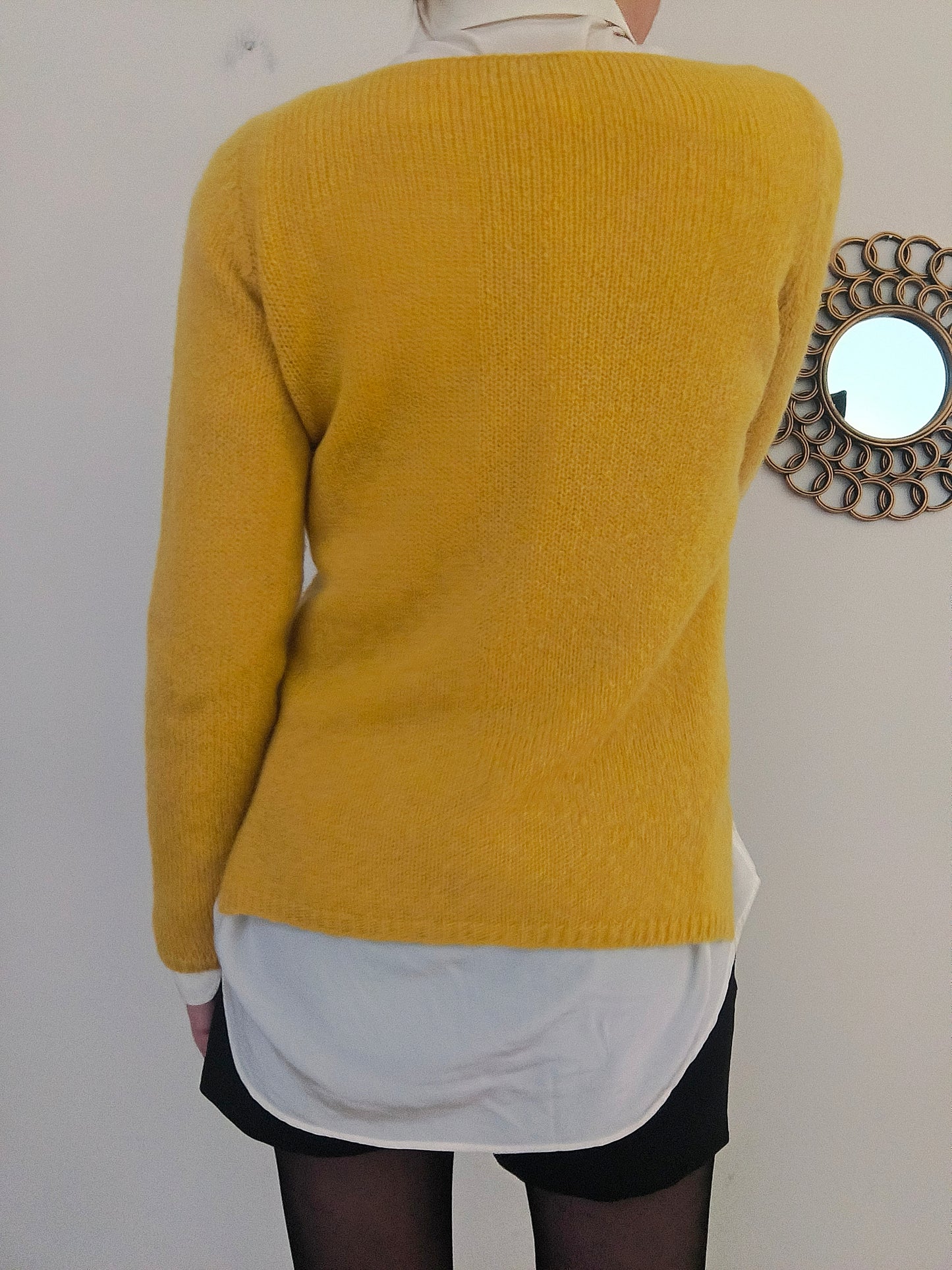 Fred Perry maglioncino senape tg M