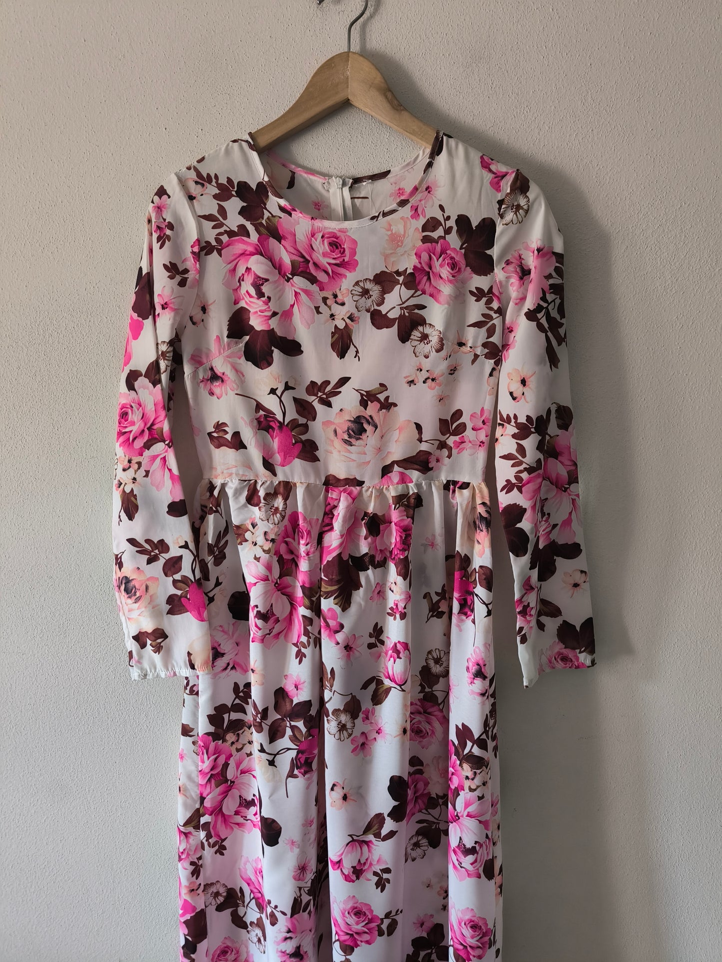 Abito lungo vintage floreale