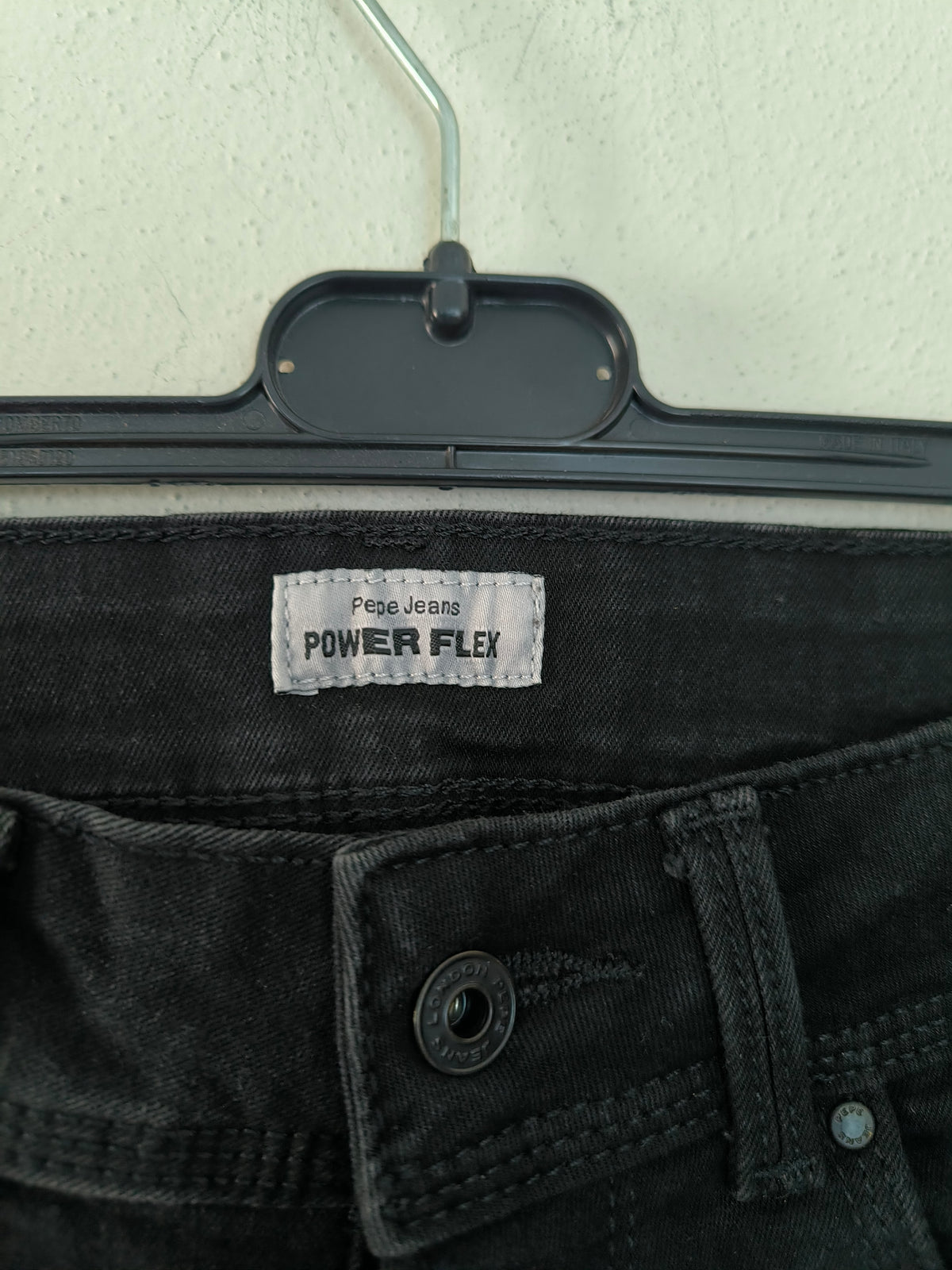 Pantalone in denim Jeans Pepe Jeans London nero Saturn