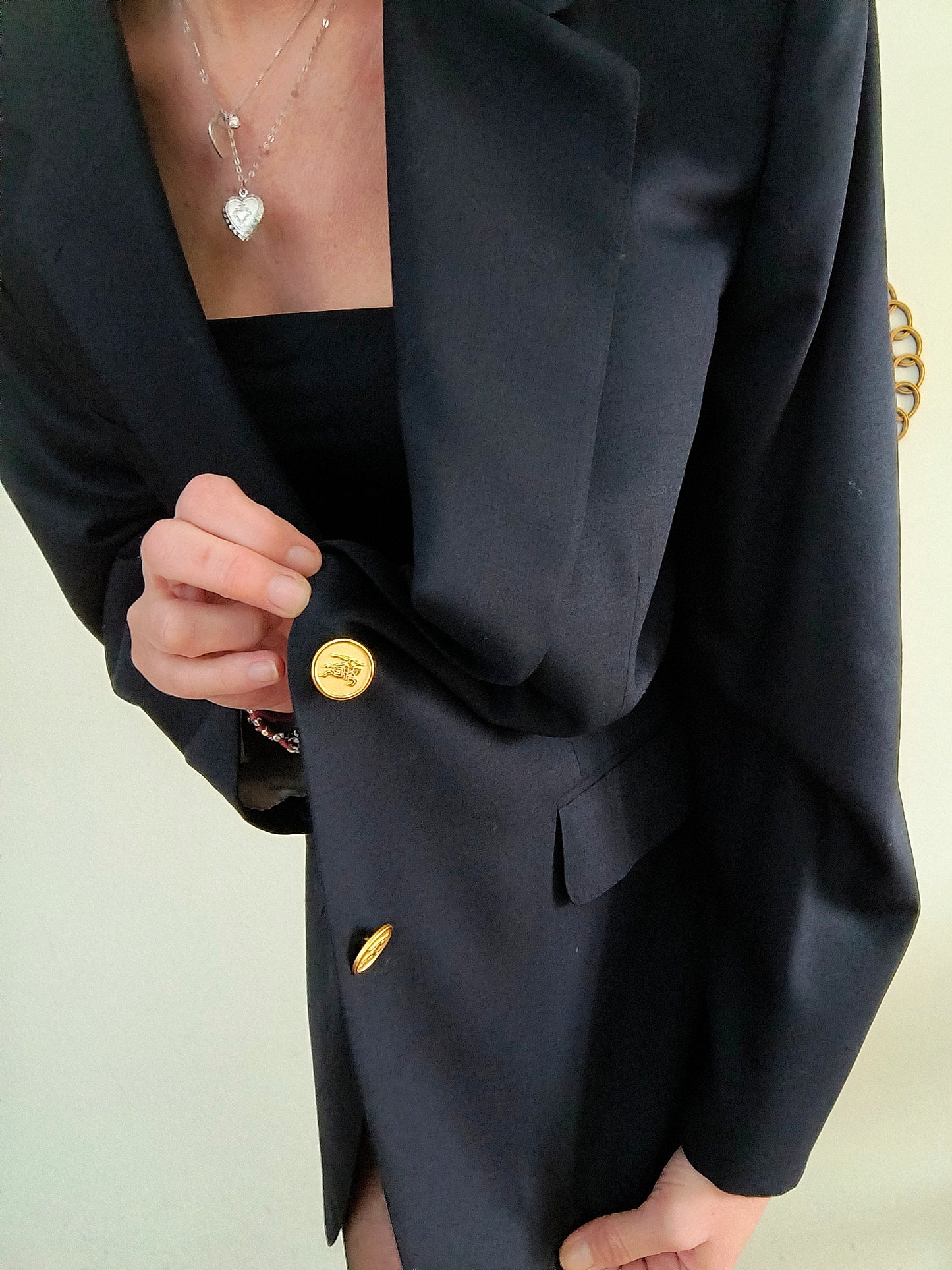 BURBERRYS blazer nero unisex