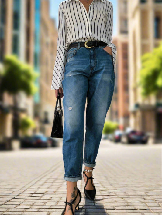 Jeans Berna blu tg M