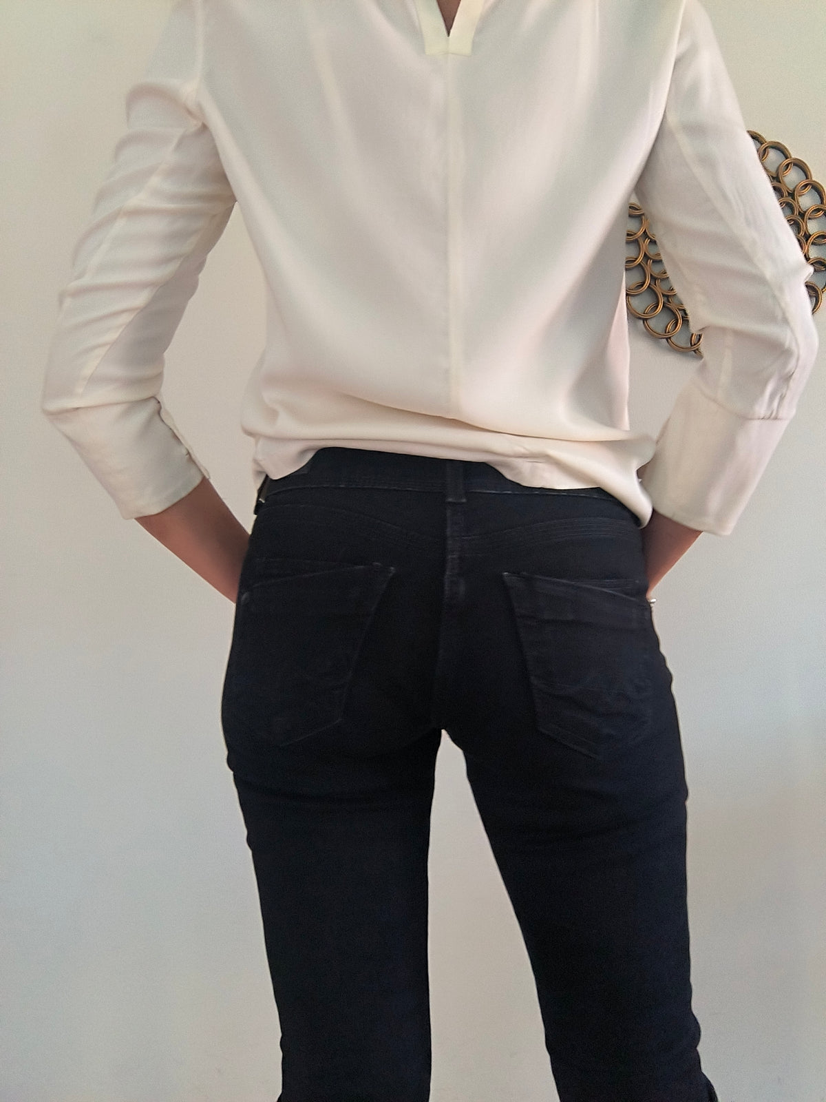 Pantalone in denim Jeans Pepe Jeans London nero Saturn
