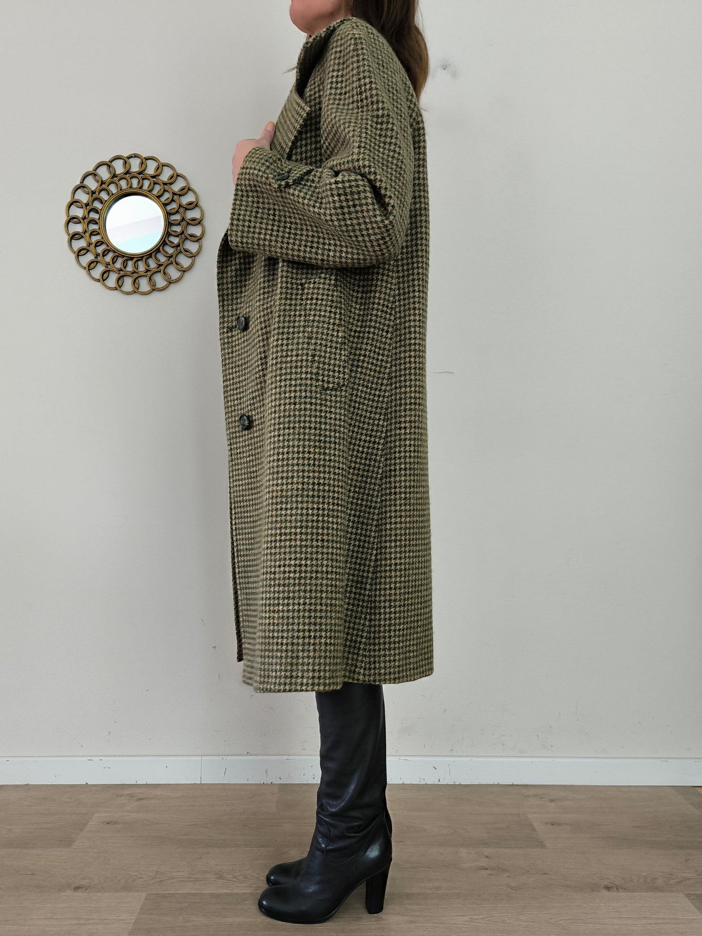 Cappotto vintage Moessmer Tweed, anni 60