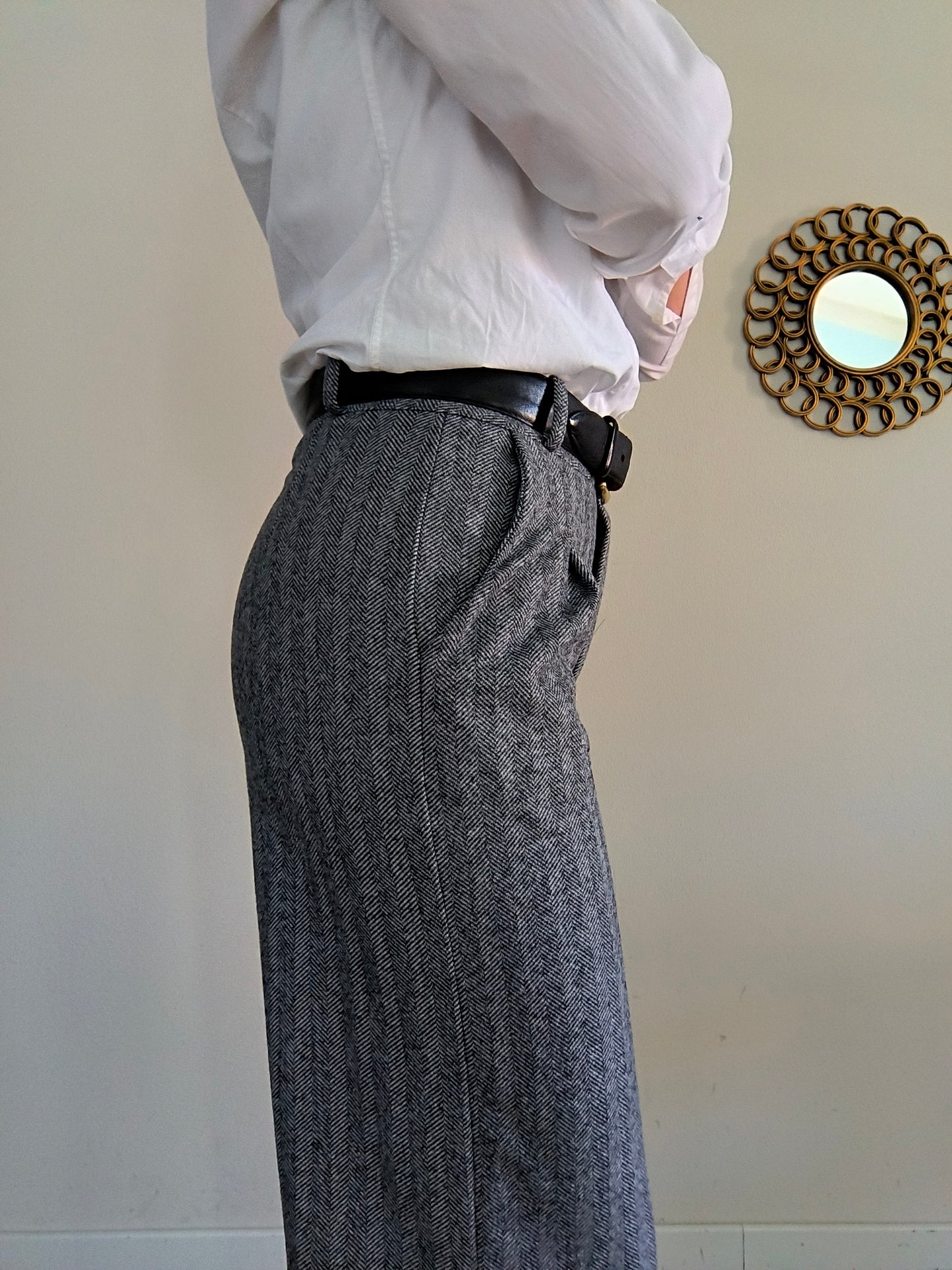 Pantapalazzo grigio spinato tg S