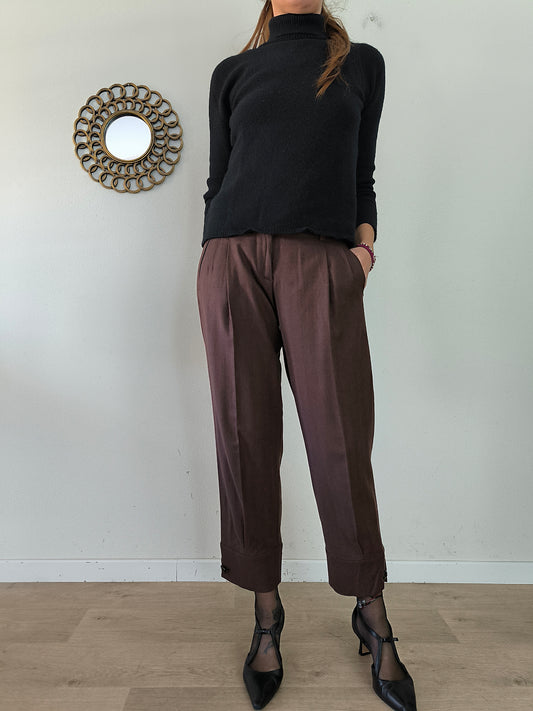 Pantalone marrone Max Mara tg M