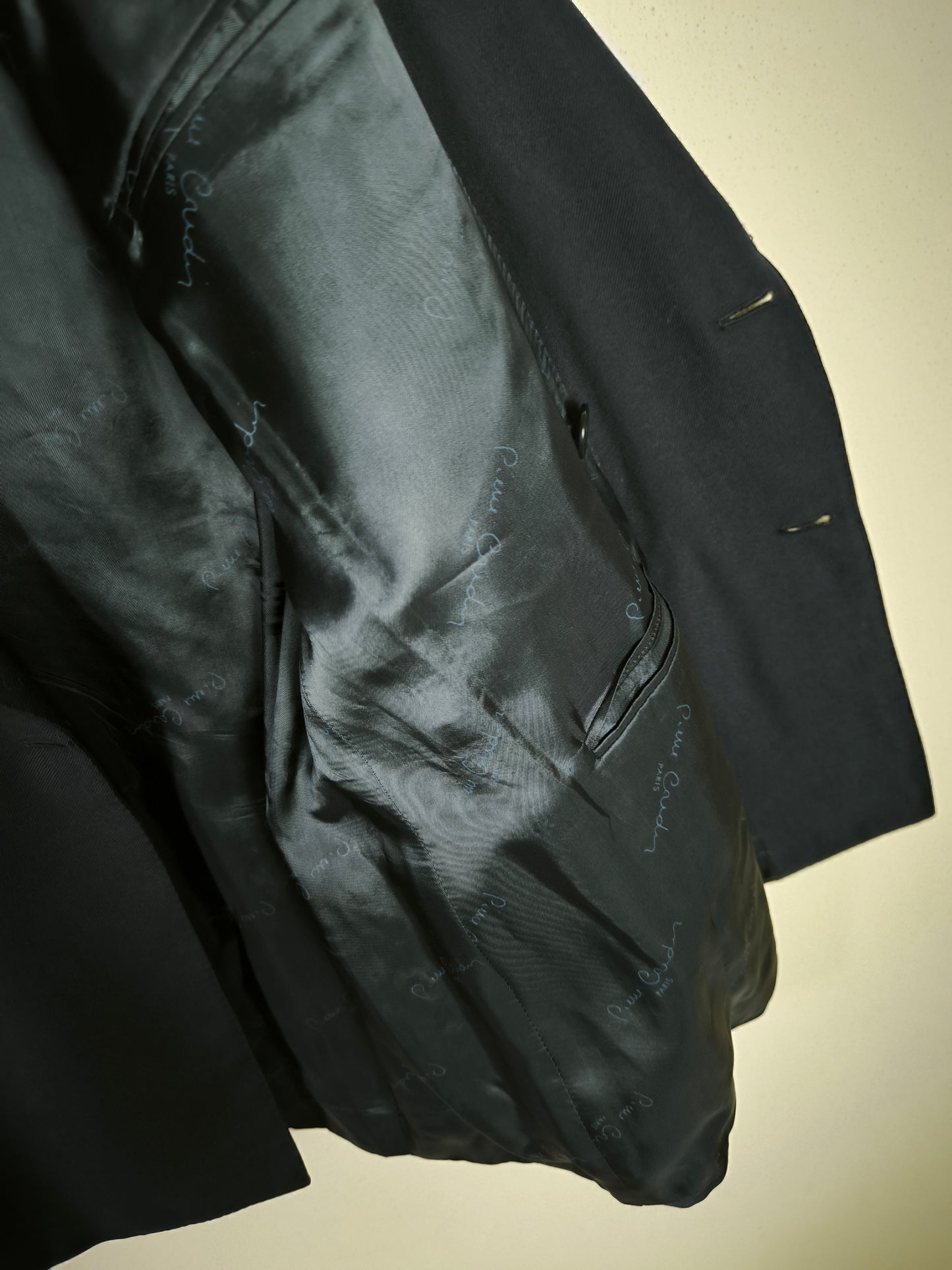 Blazer doppiopetto Pier Cardin blu pura lana tg 52