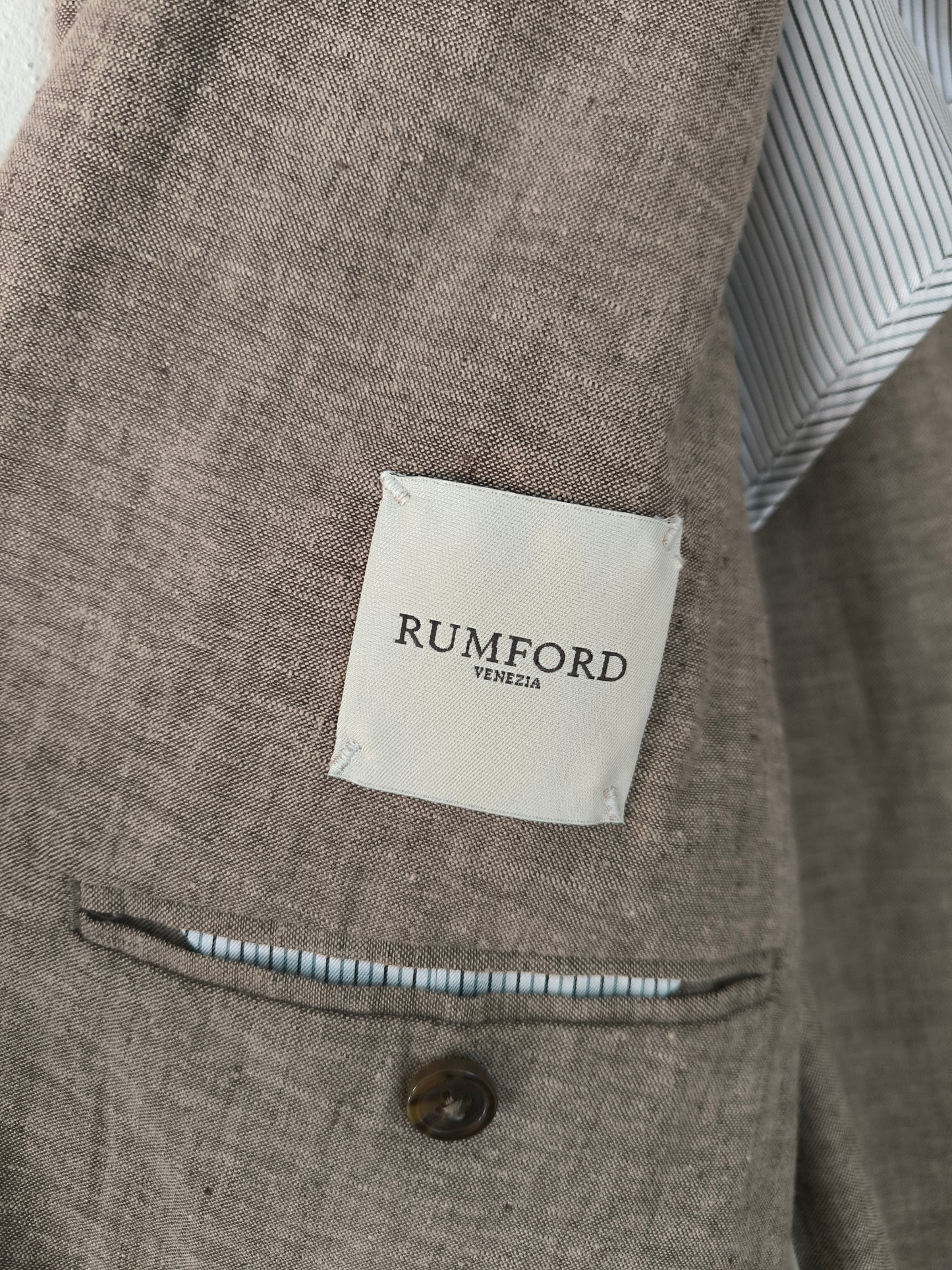 Rumford Venezia blazer unisex cotone e lino